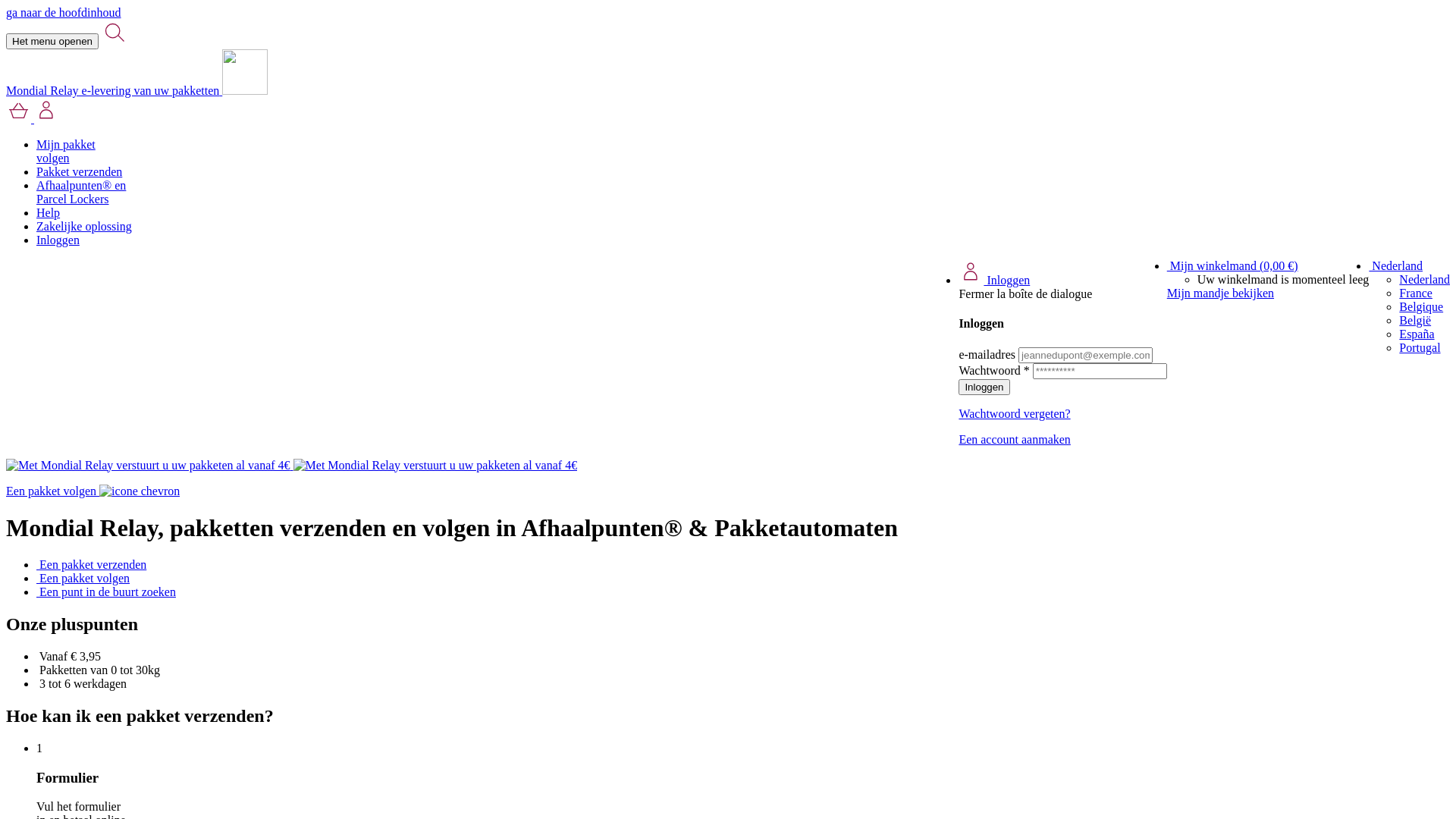 website screenshot of https://locker-locaties.nl