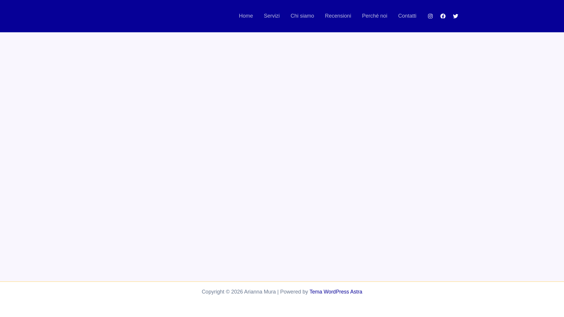 website screenshot of https://ariannamura.it/