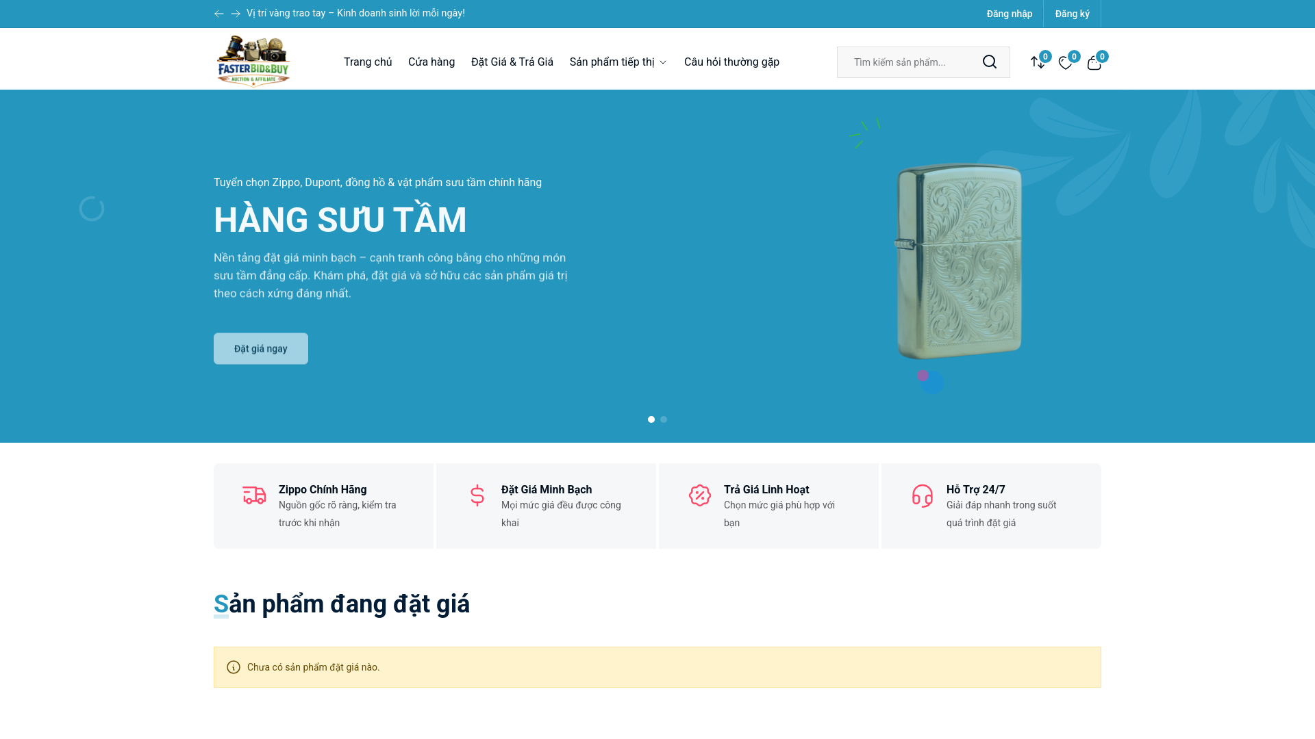 website screenshot of https://fasterbidbuy.com/