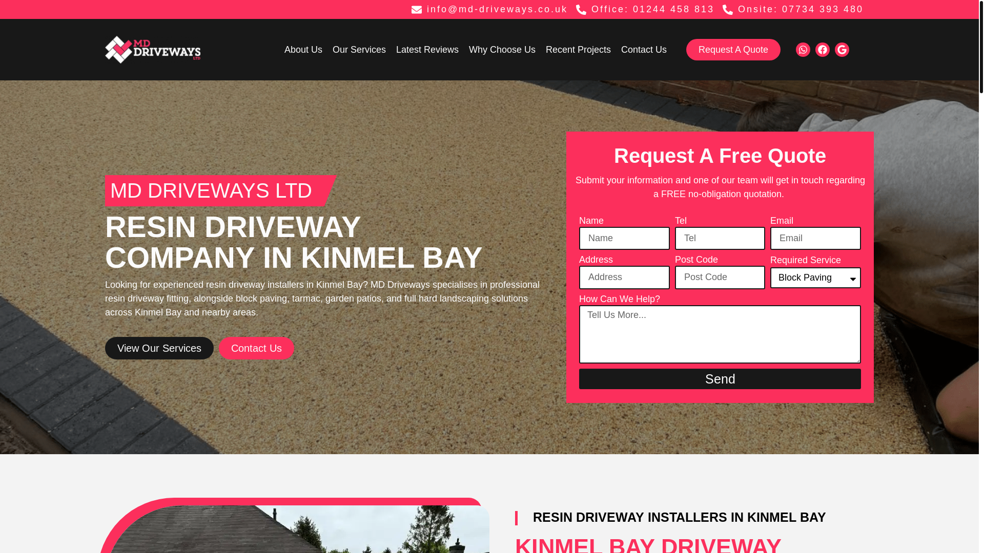 website screenshot of https://resindrivewaysruncorn.co.uk/