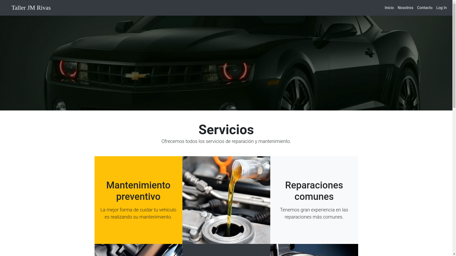 website screenshot of https://jmtalleresrivas.es/