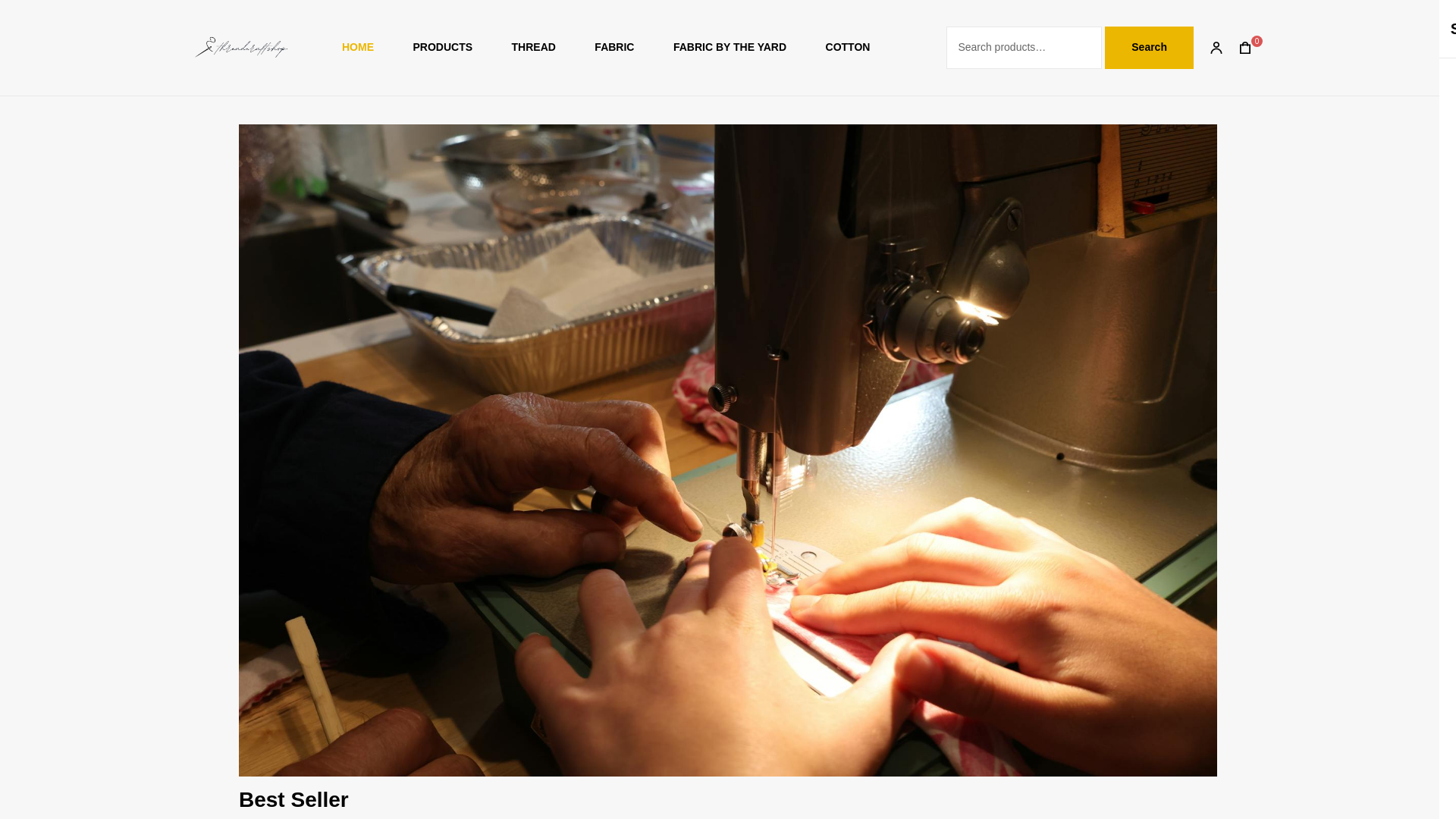 website screenshot of https://threadcraftshop.com