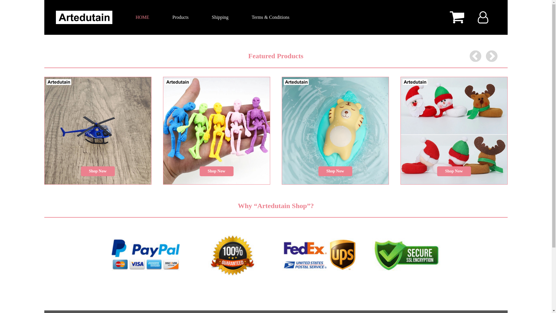 website screenshot of https://artedutain.xyz/