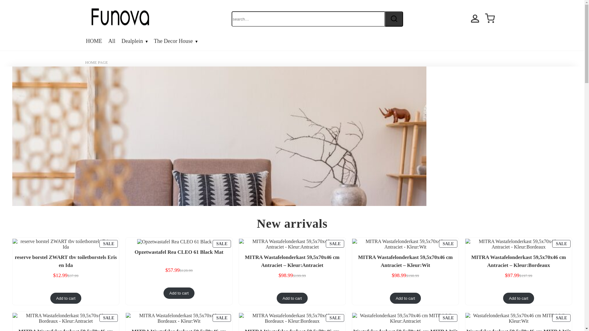 website screenshot of https://furnovashop.com/
