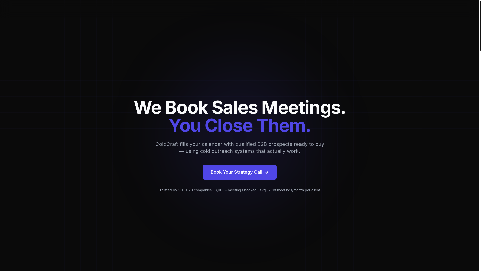 website screenshot of https://coldcrafthqlabs.com/