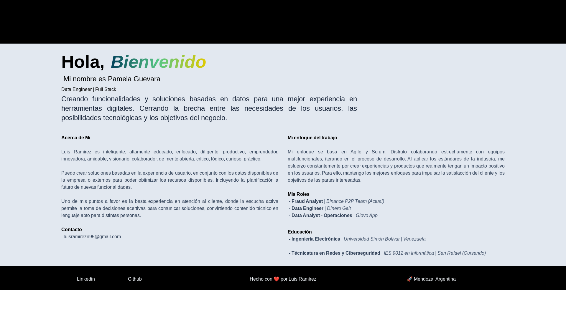 website screenshot of https://cv-pamelaguevara.com/