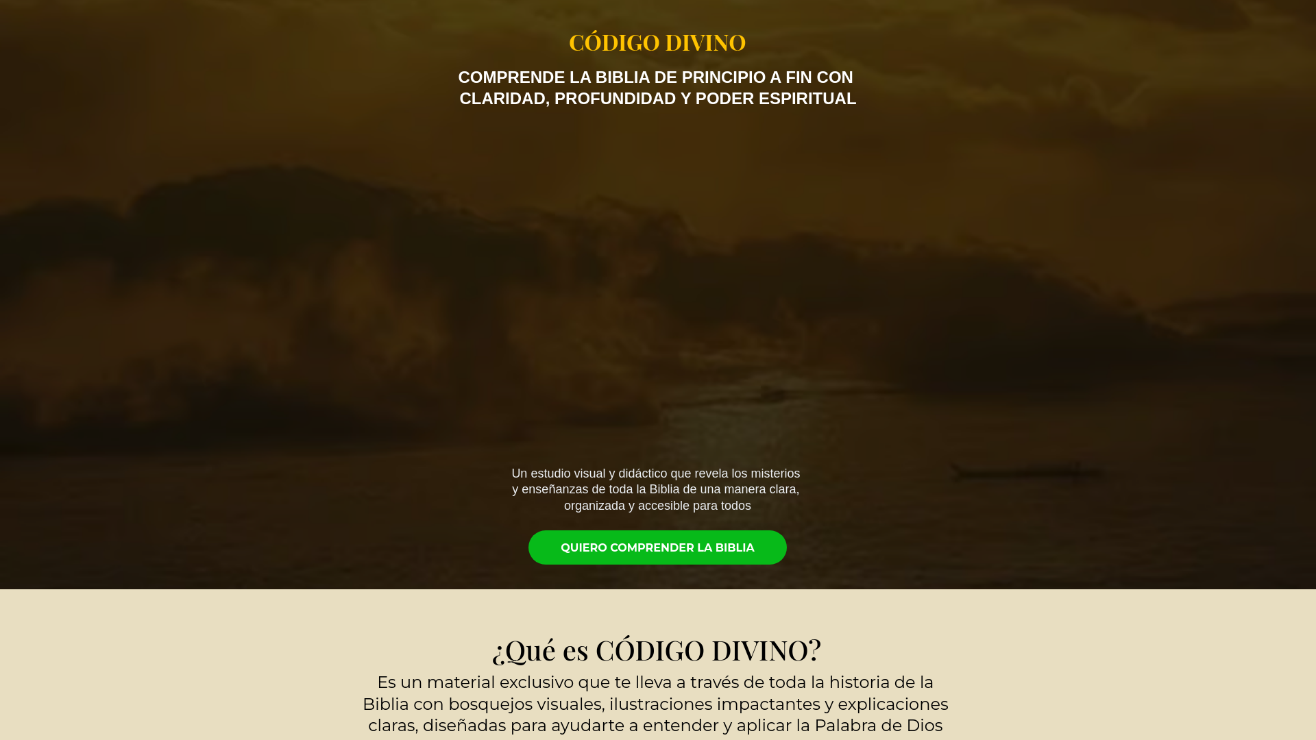 website screenshot of https://cccodigoddivino.com/