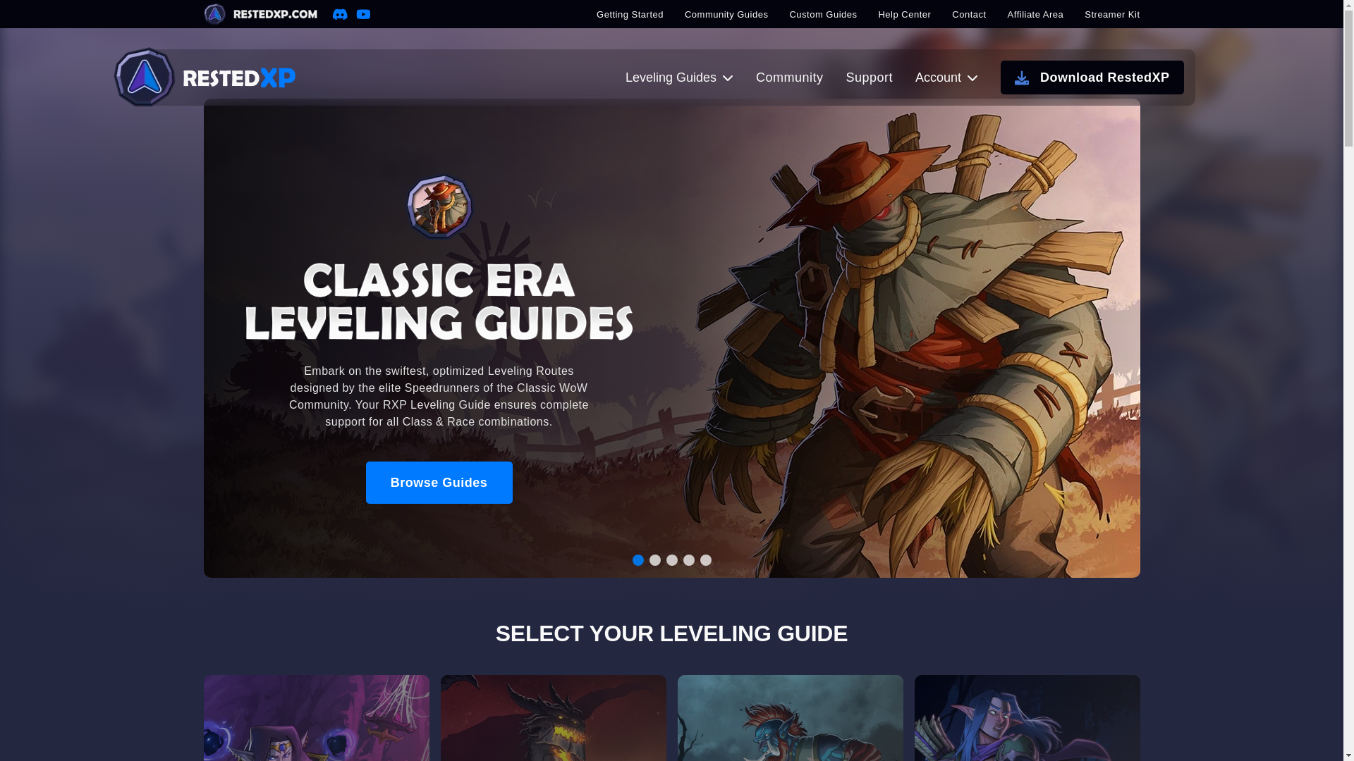 website screenshot of https://rxp-landing-hub.pages.dev/