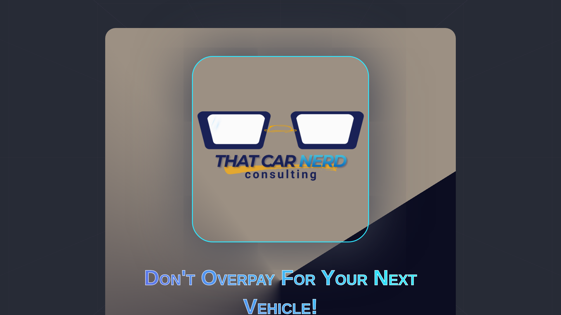 website screenshot of https://thatcarnerd.com