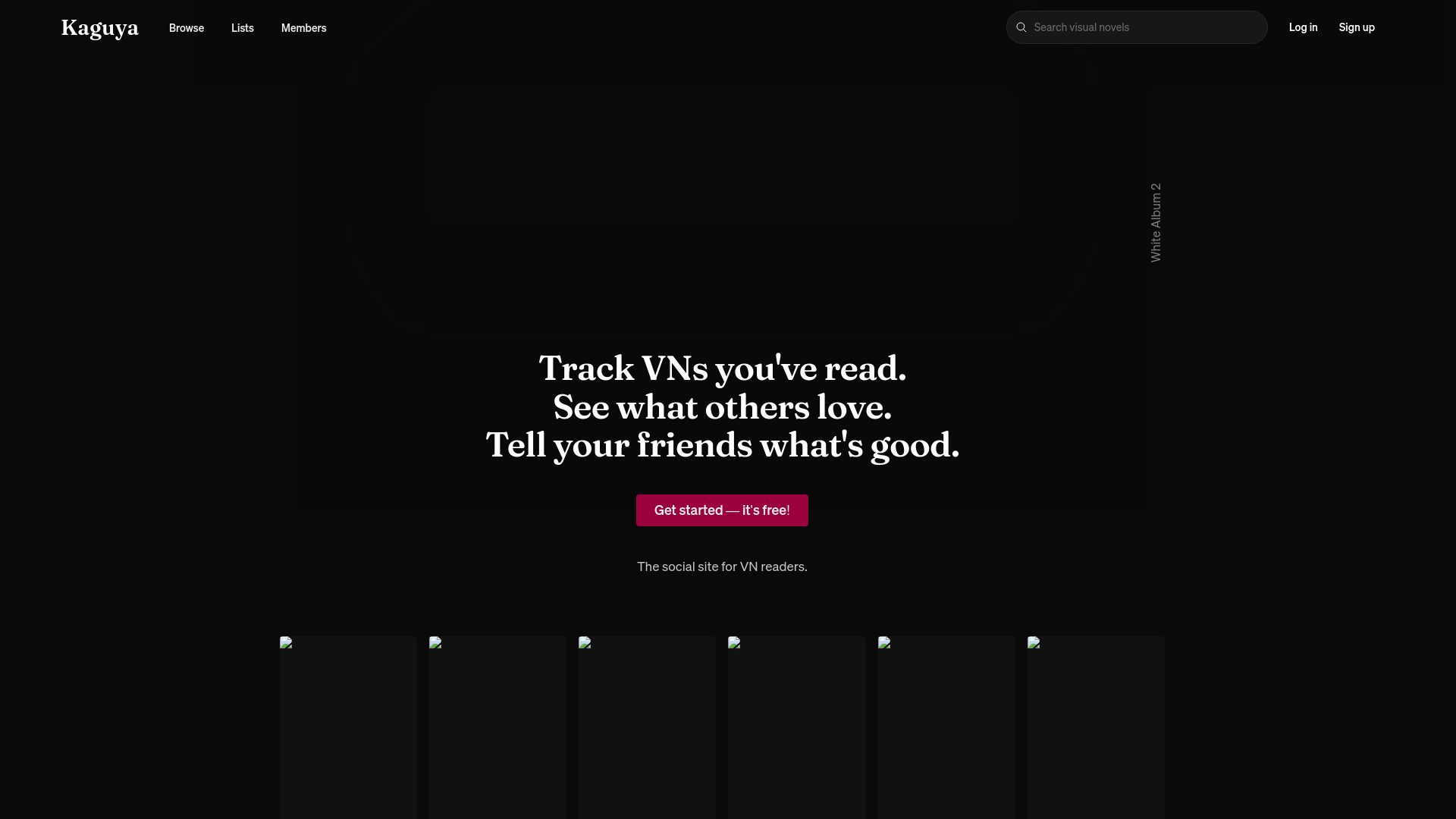 website screenshot of https://kaguya.io/