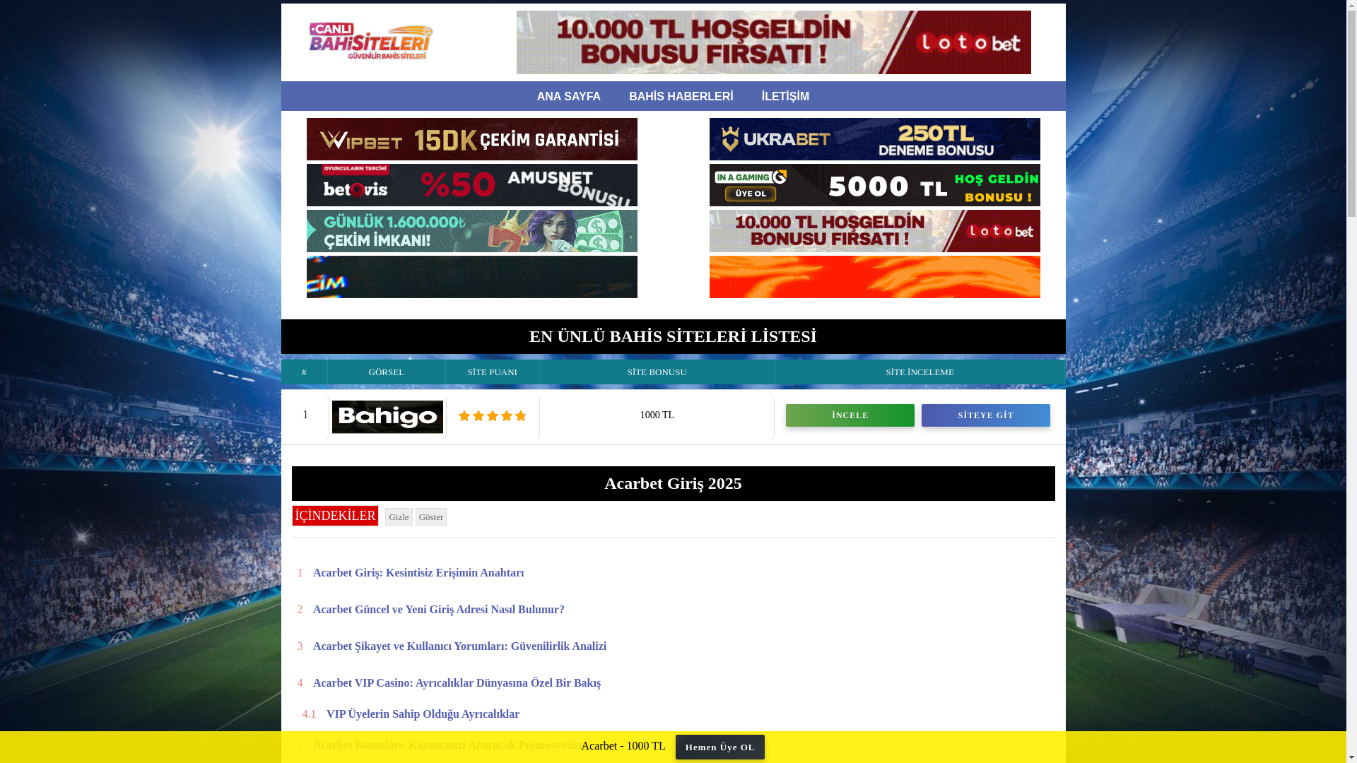 website screenshot of https://yoncabetegir.com/