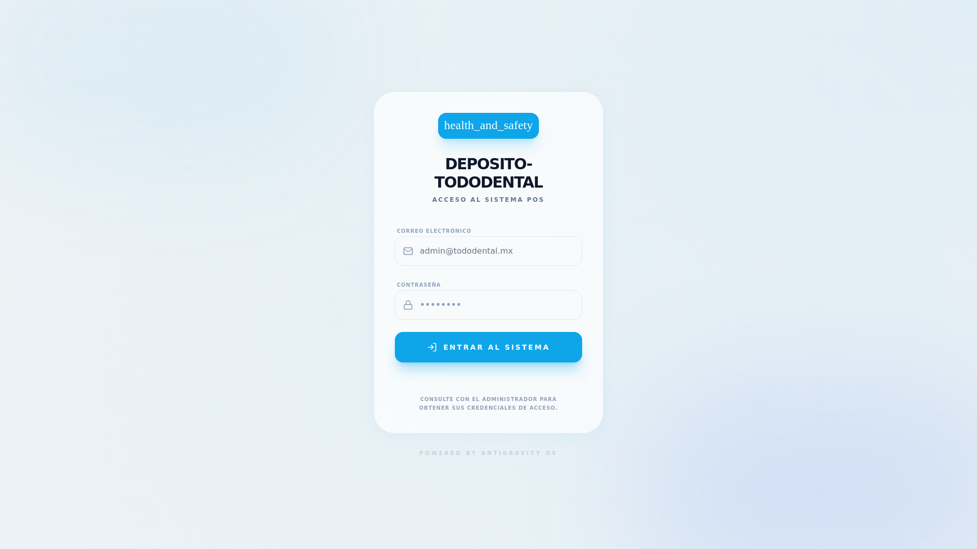 website screenshot of https://deposito-tododental.pages.dev/