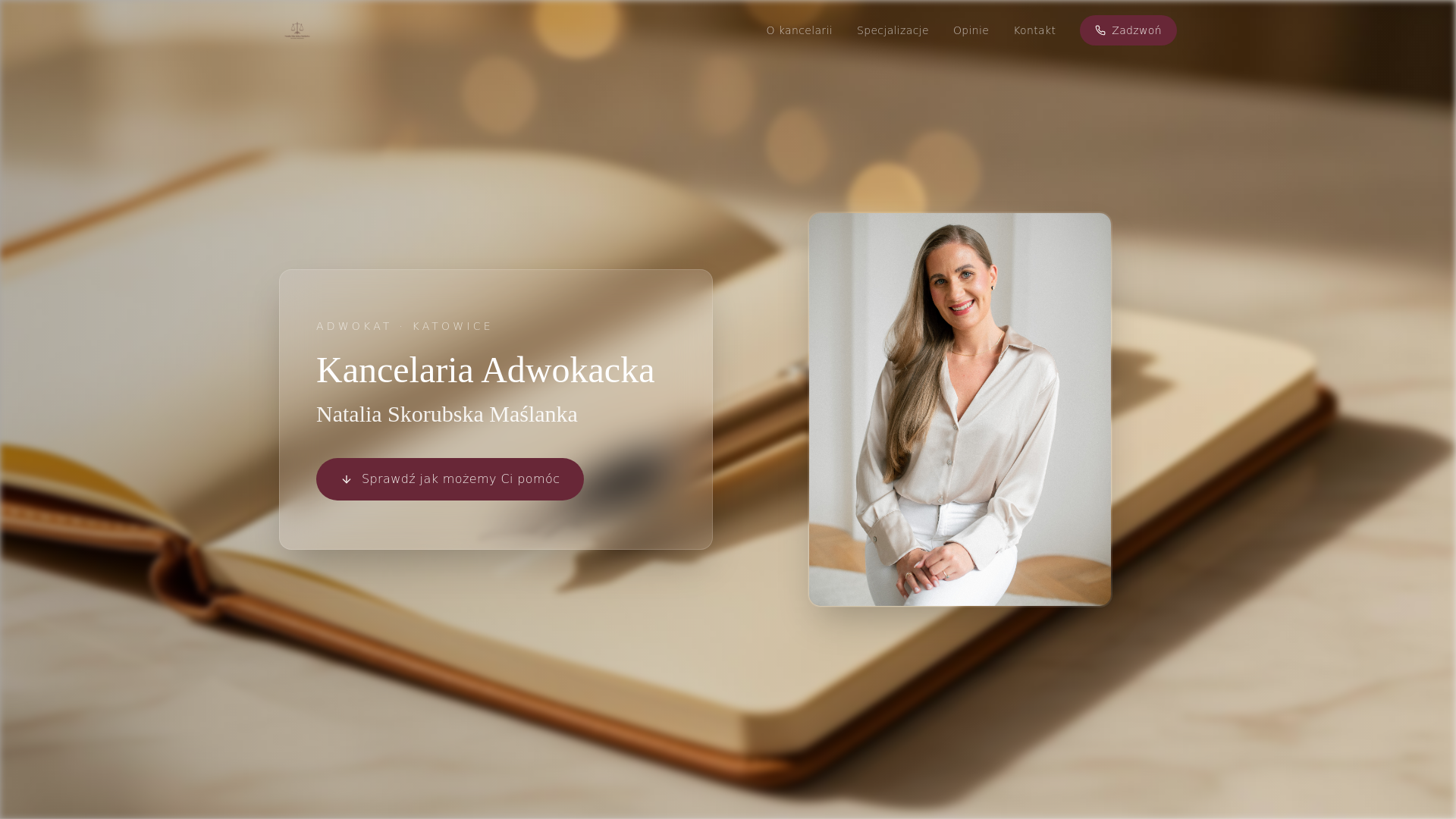website screenshot of https://natalia-skorubska-maslanka.pages.dev/