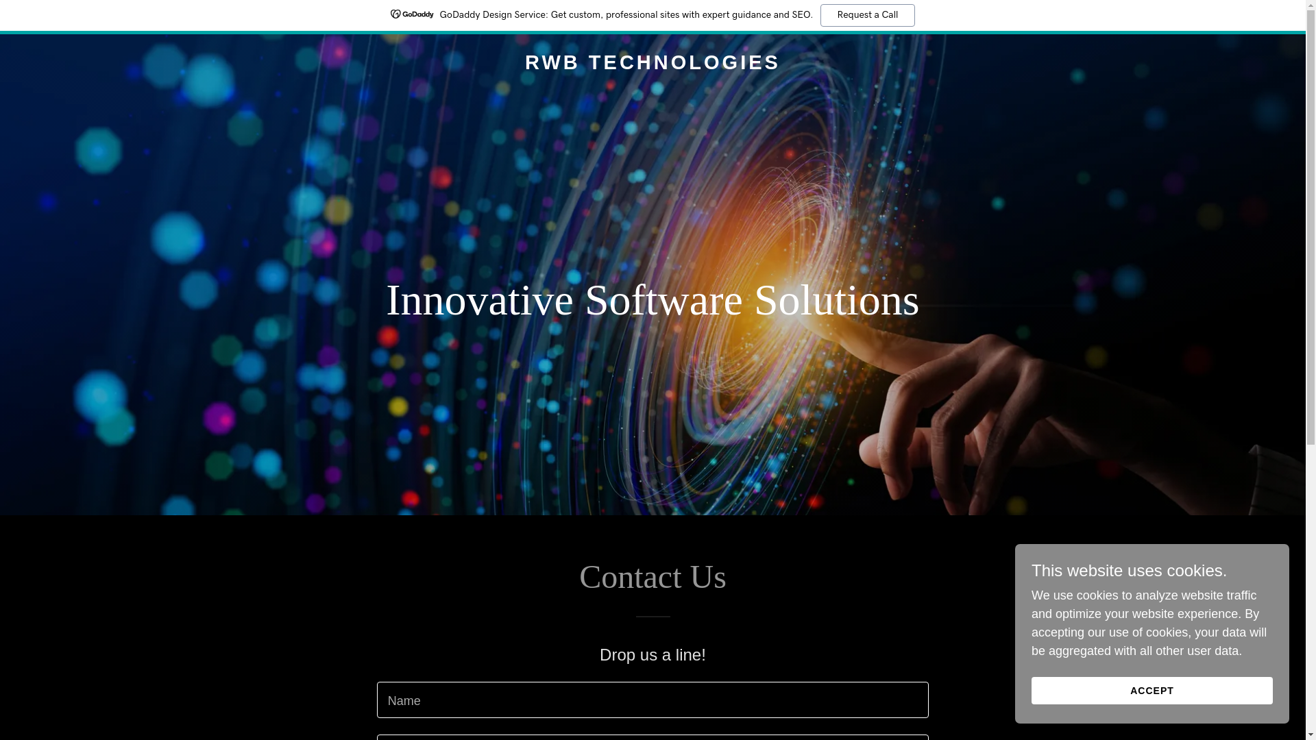 website screenshot of https://rwbtechnologies.com/