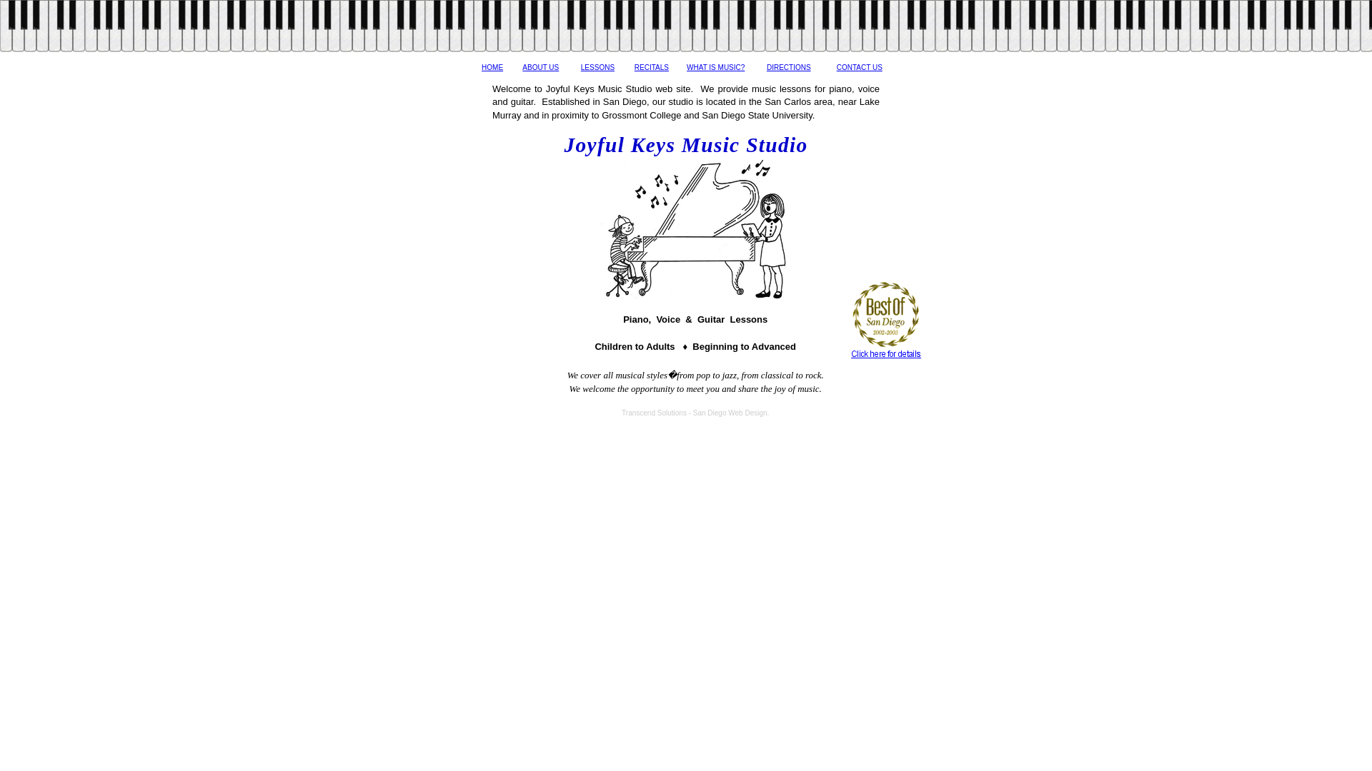 website screenshot of https://joyfulkeys.pages.dev/