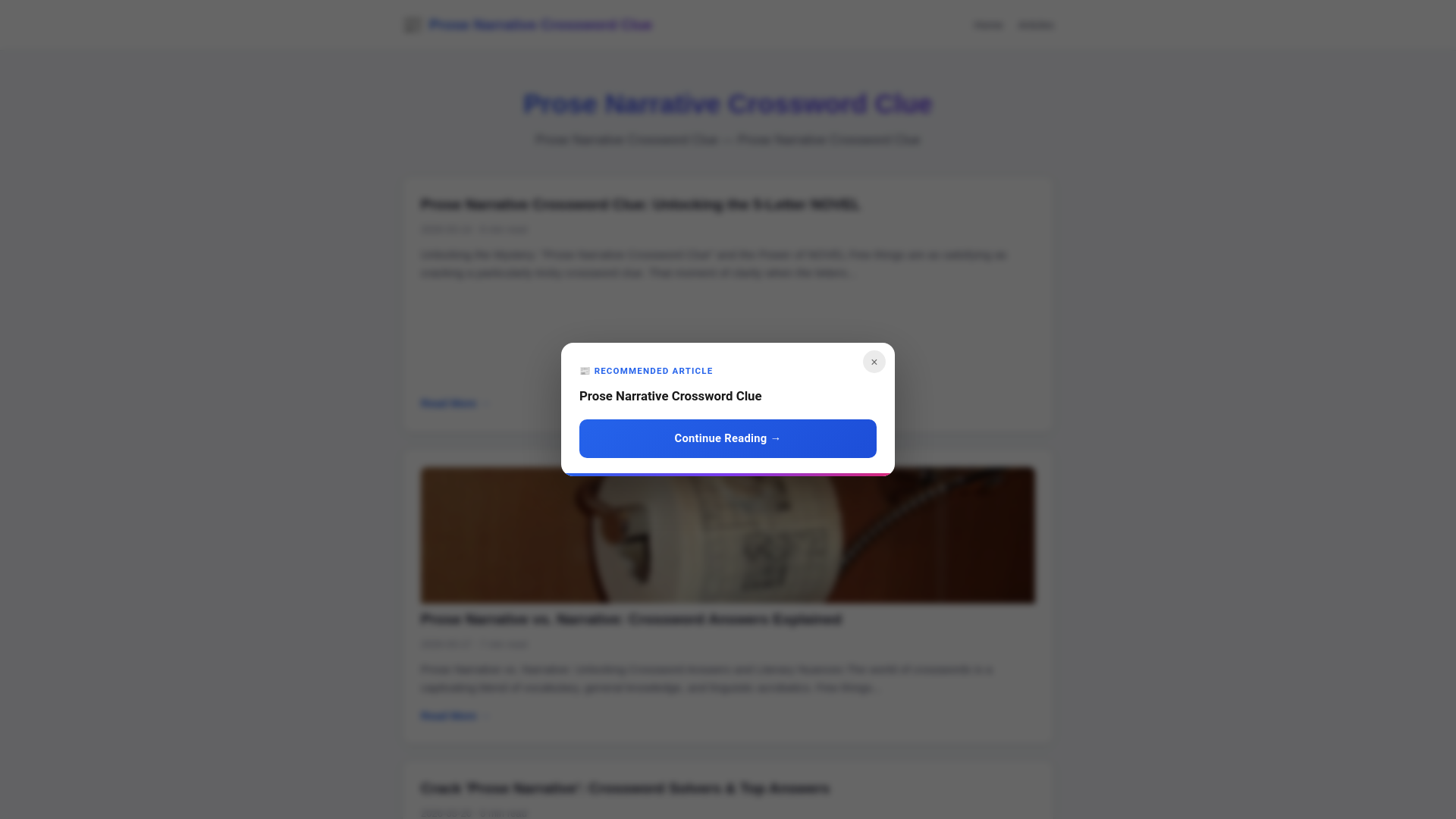 website screenshot of https://prose-narrative-crossword-clue.pages.dev/