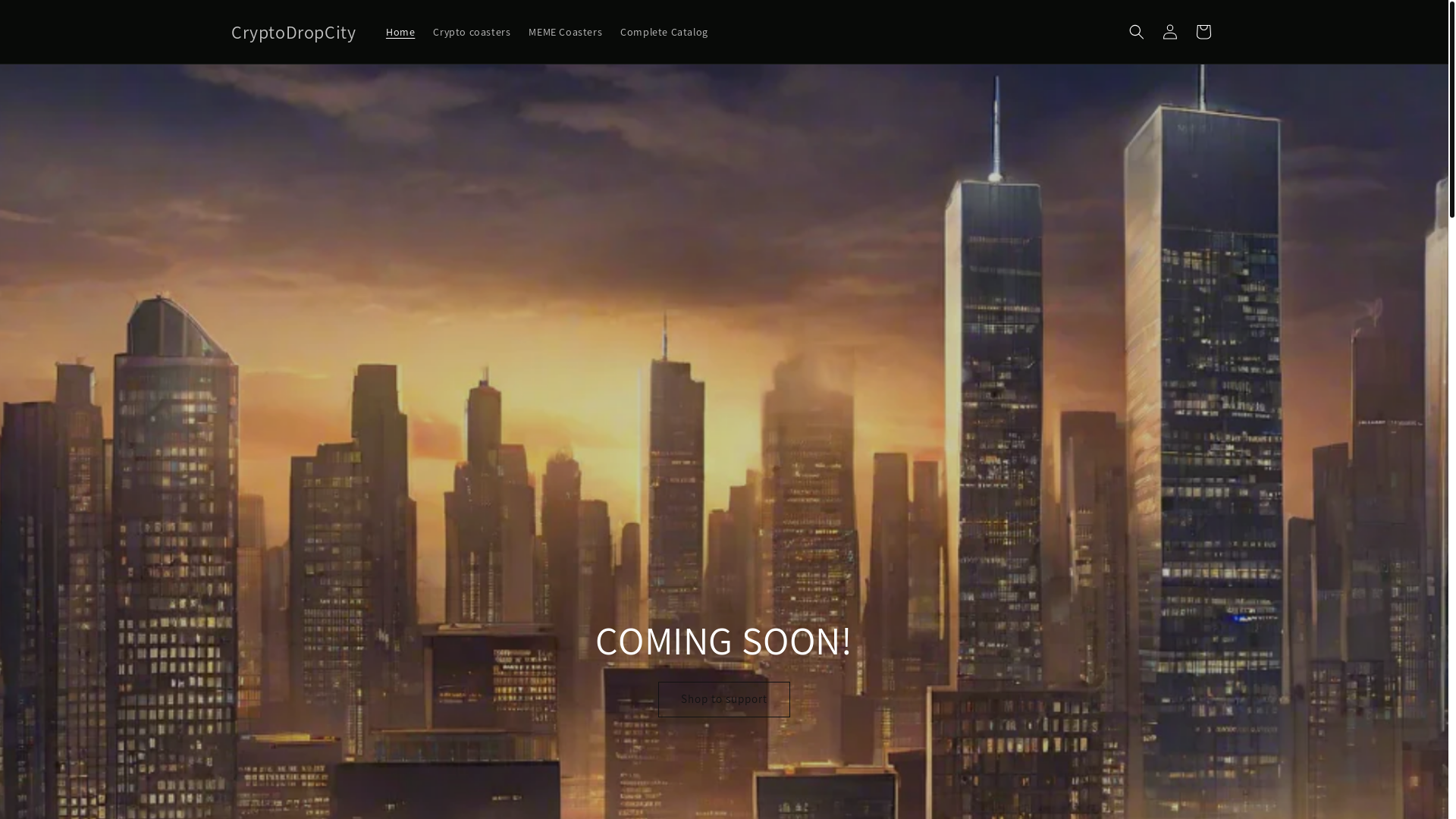website screenshot of https://cryptodropcity.com/