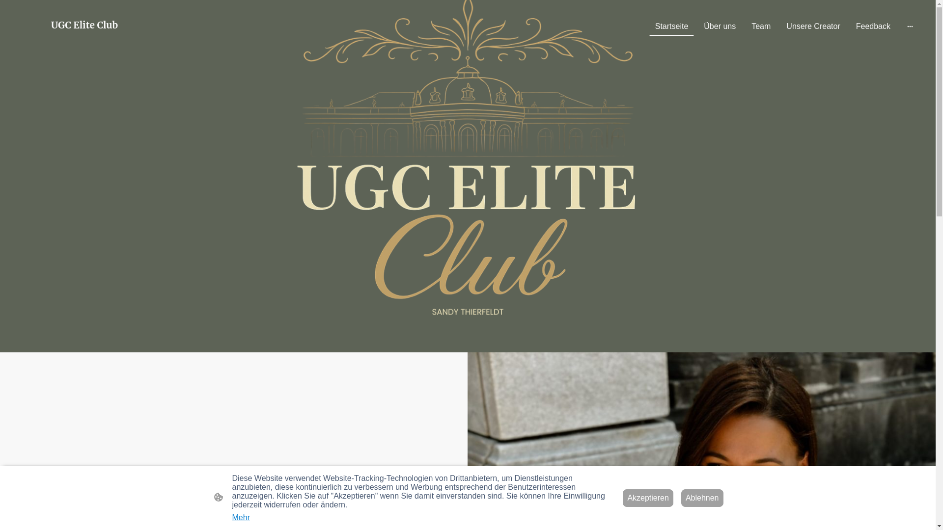 website screenshot of https://ugceliteclub.de/