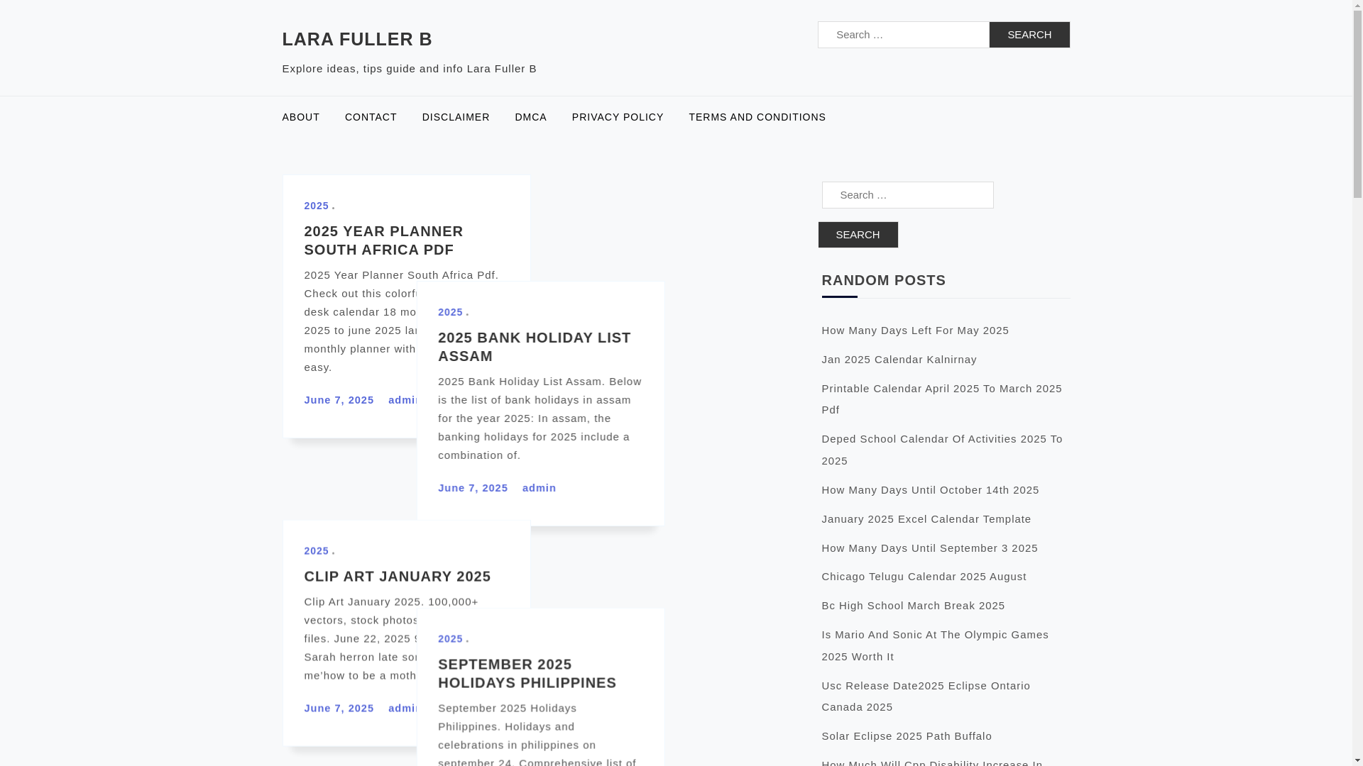 website screenshot of https://larafullerb.pages.dev/