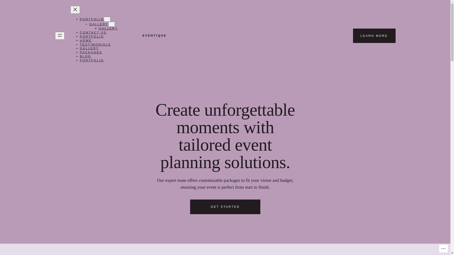website screenshot of https://letseventique.com/