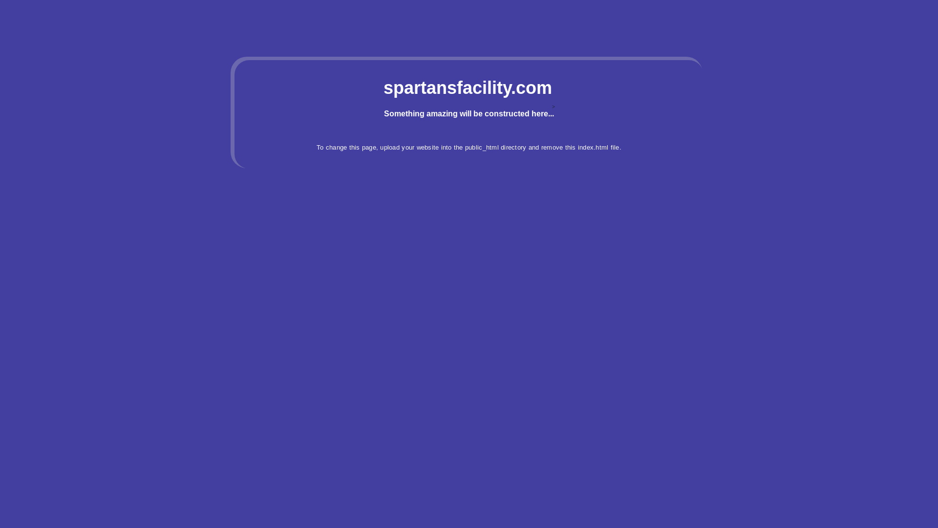 website screenshot of https://spartansfacility.com/
