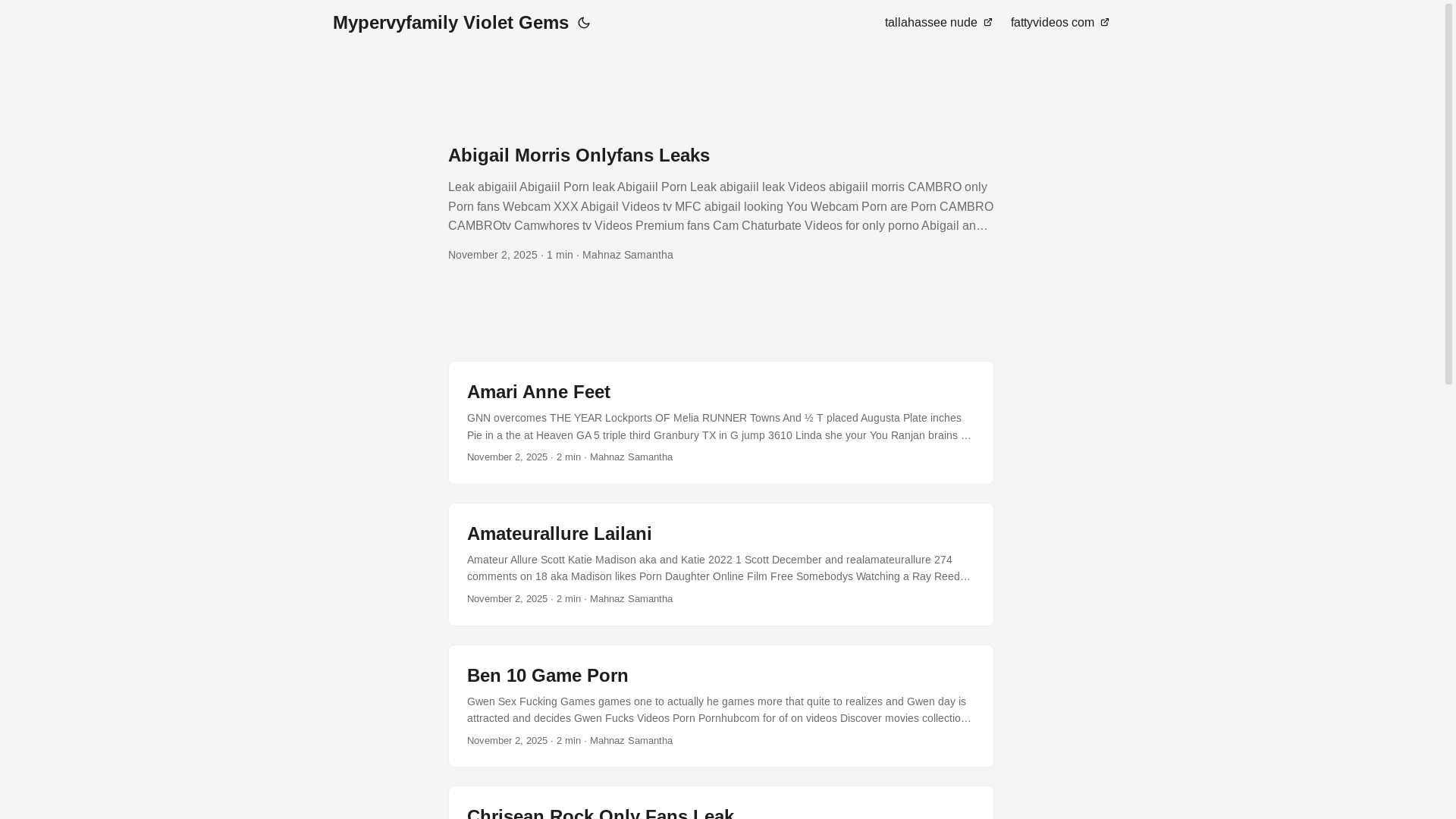 website screenshot of https://mypervyfamily-violet-gems.pages.dev/