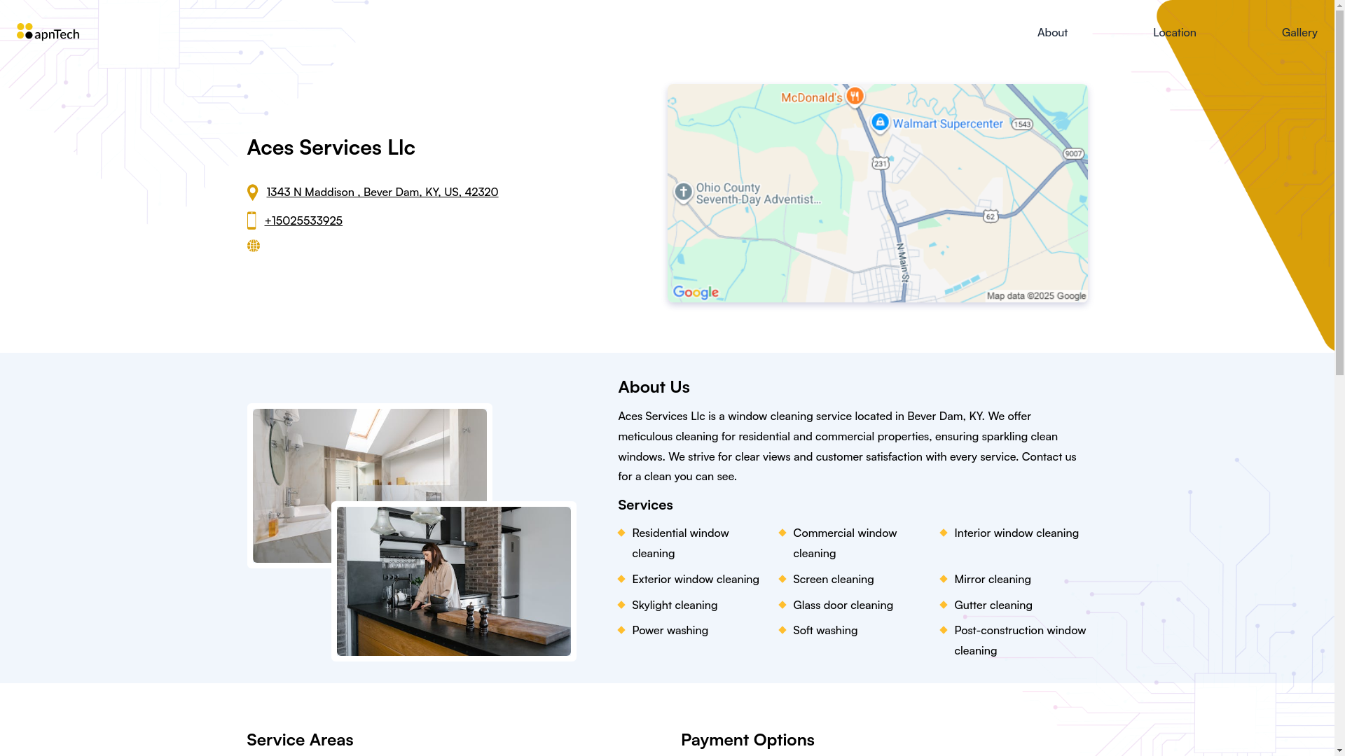 website screenshot of https://acesservicesllc.online/