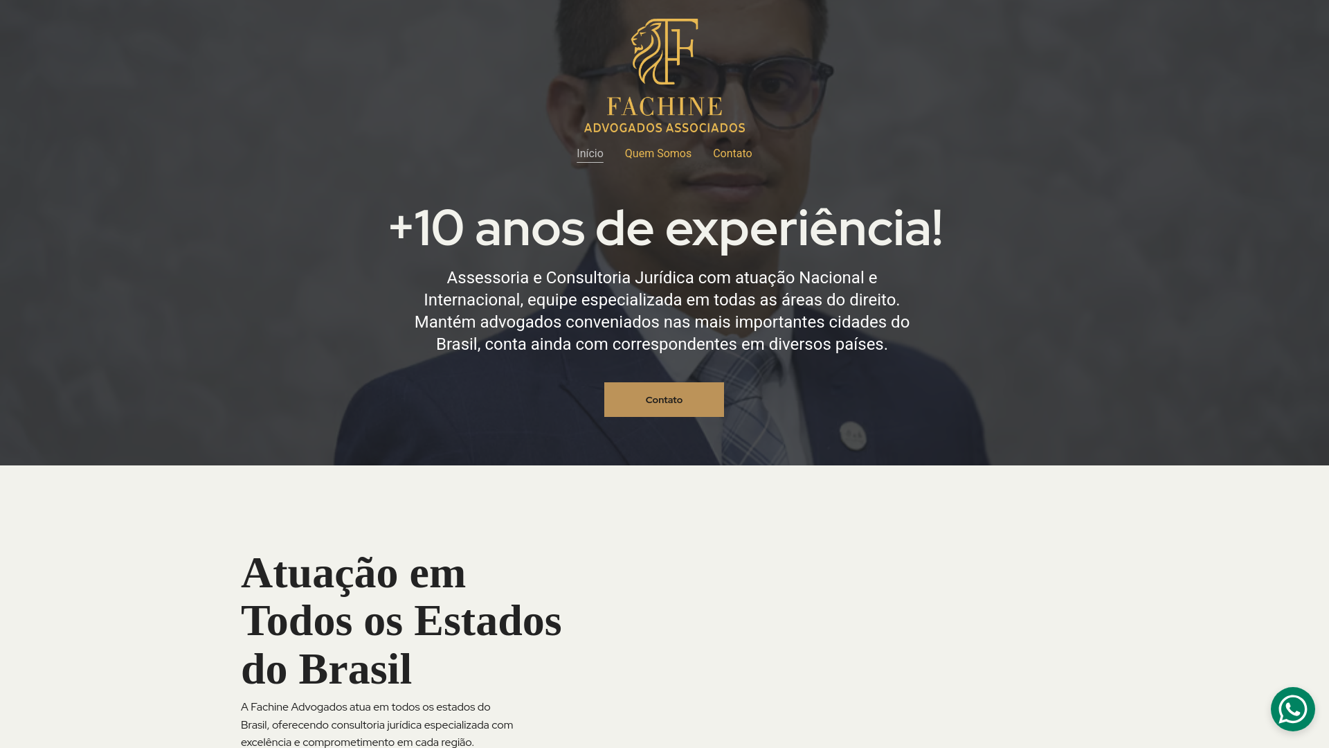 website screenshot of https://fachineadvogados.com.br/