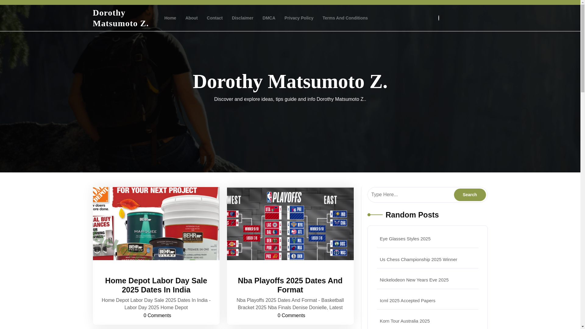 website screenshot of https://dorothymatsumotoz.pages.dev/