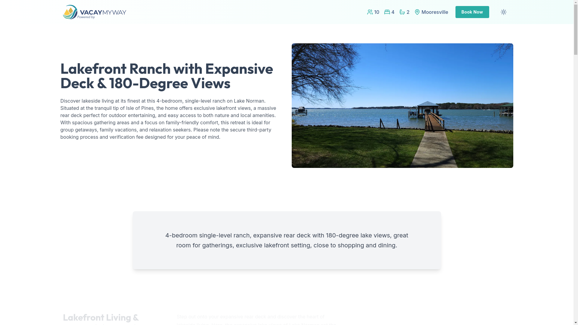 website screenshot of https://barbecuebay.camp/