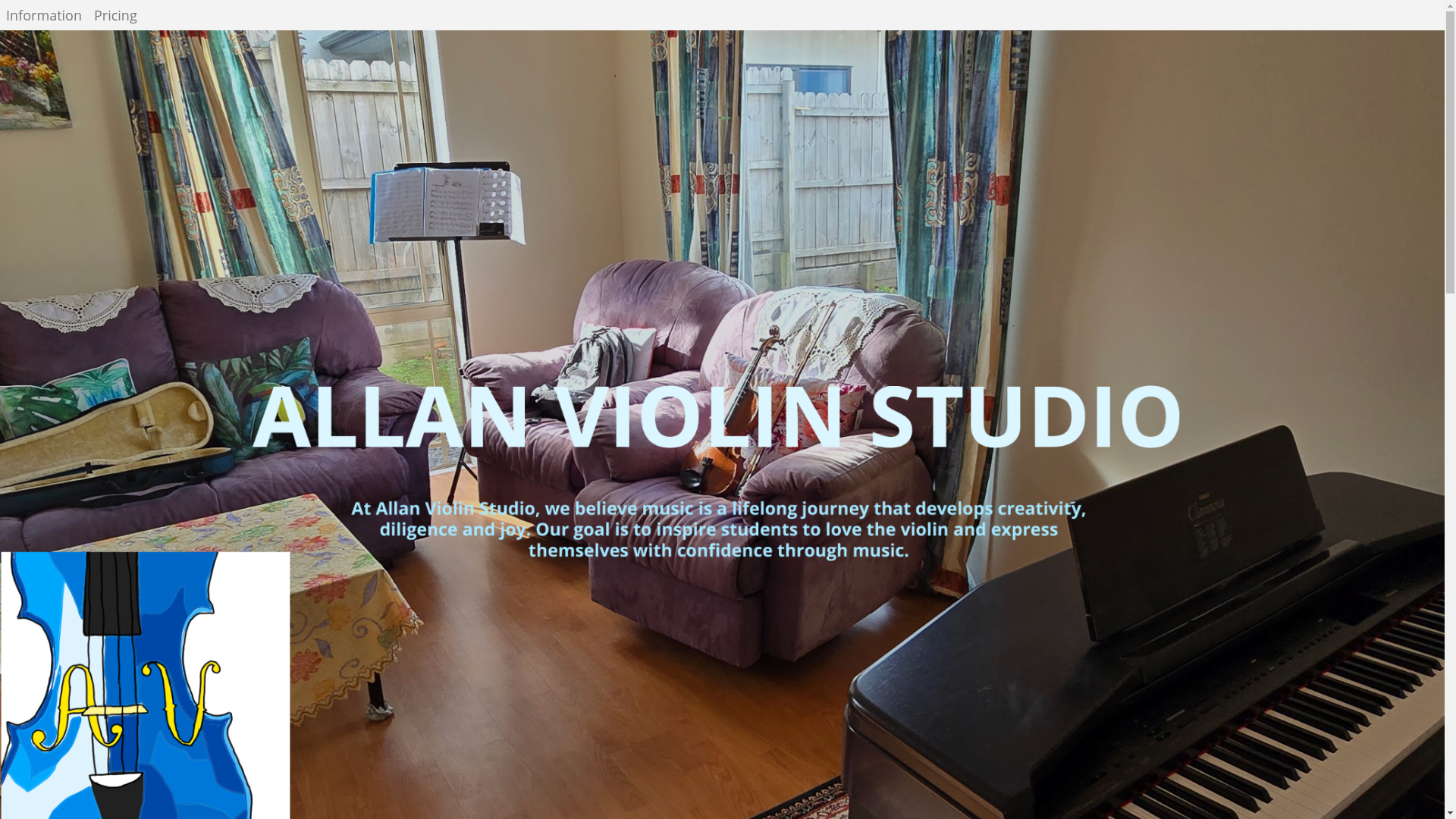 website screenshot of https://allan-violin-studio.pages.dev/
