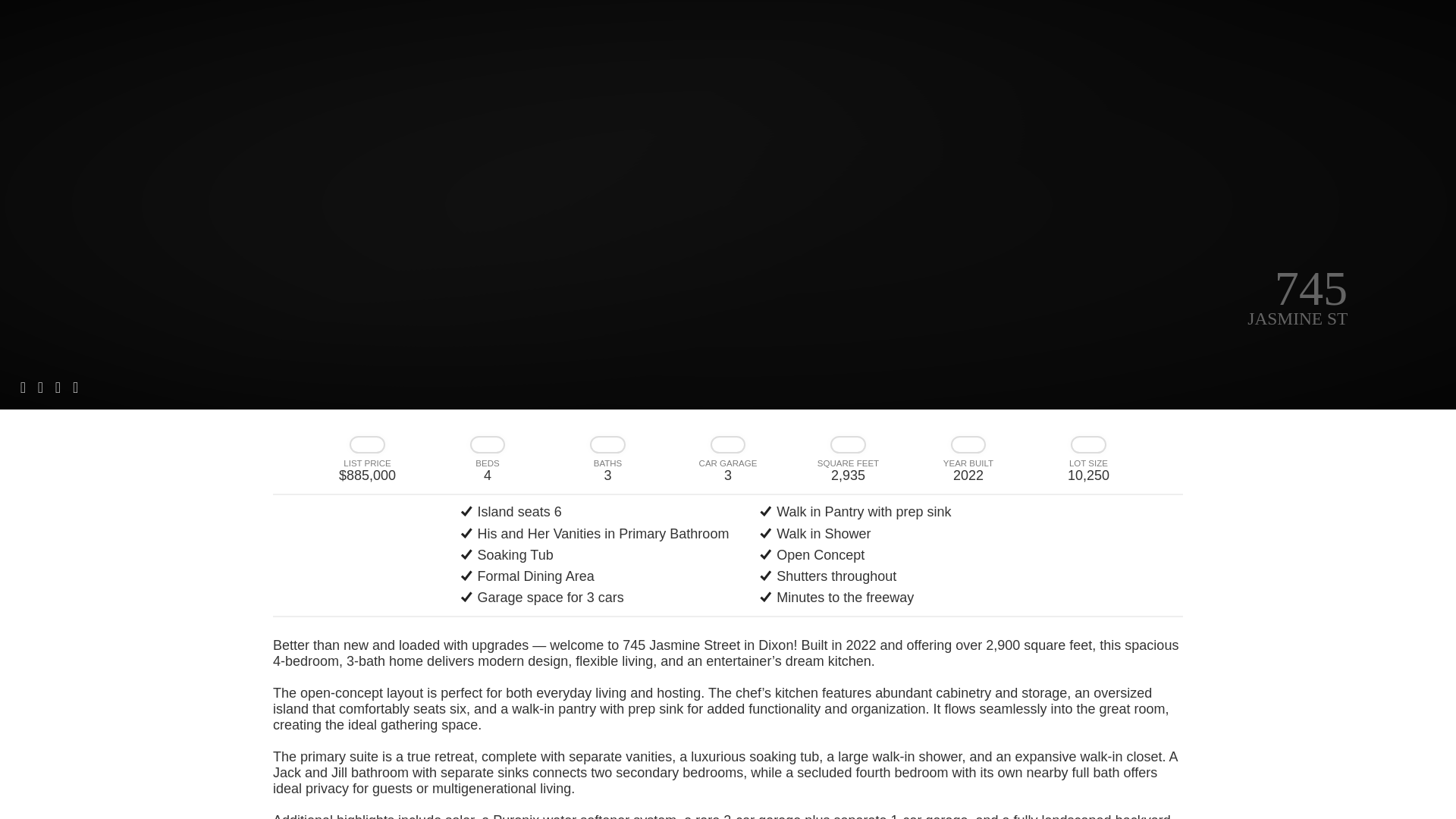 website screenshot of https://745jasminest.com/