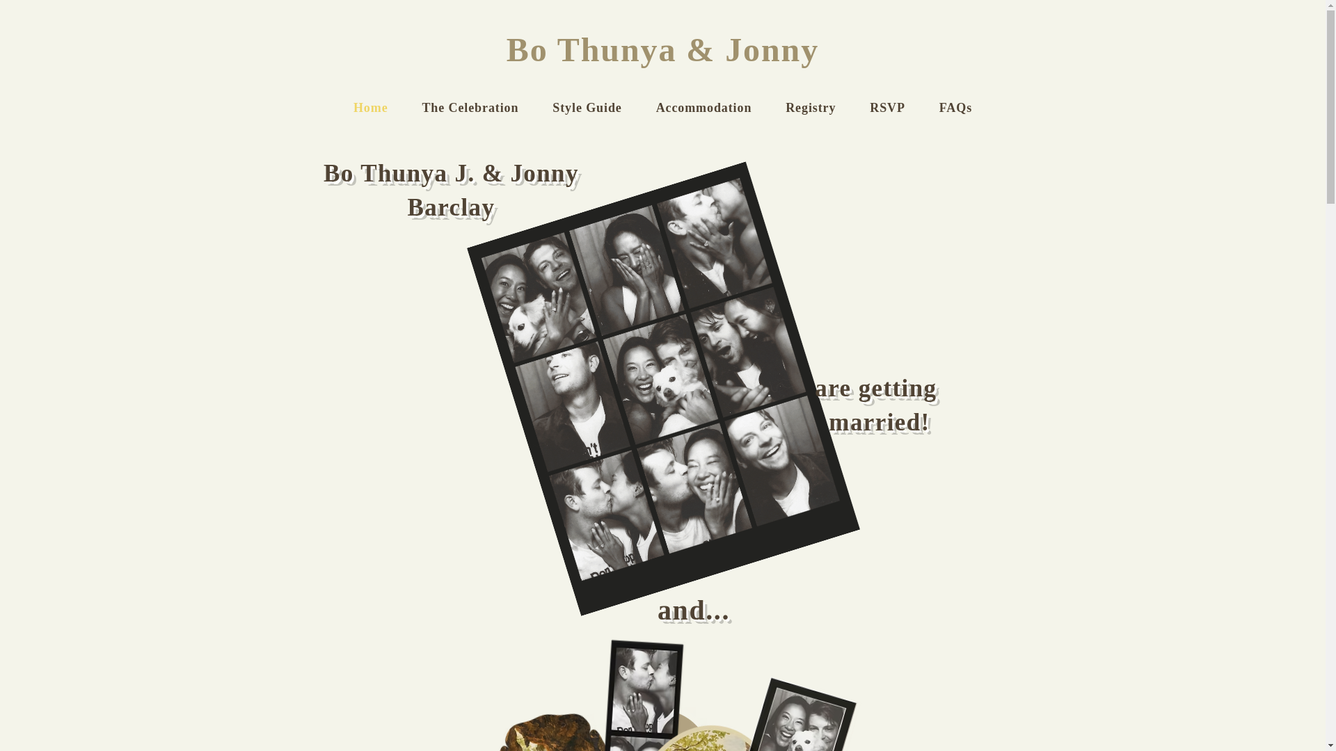 website screenshot of https://boandjonny.com/