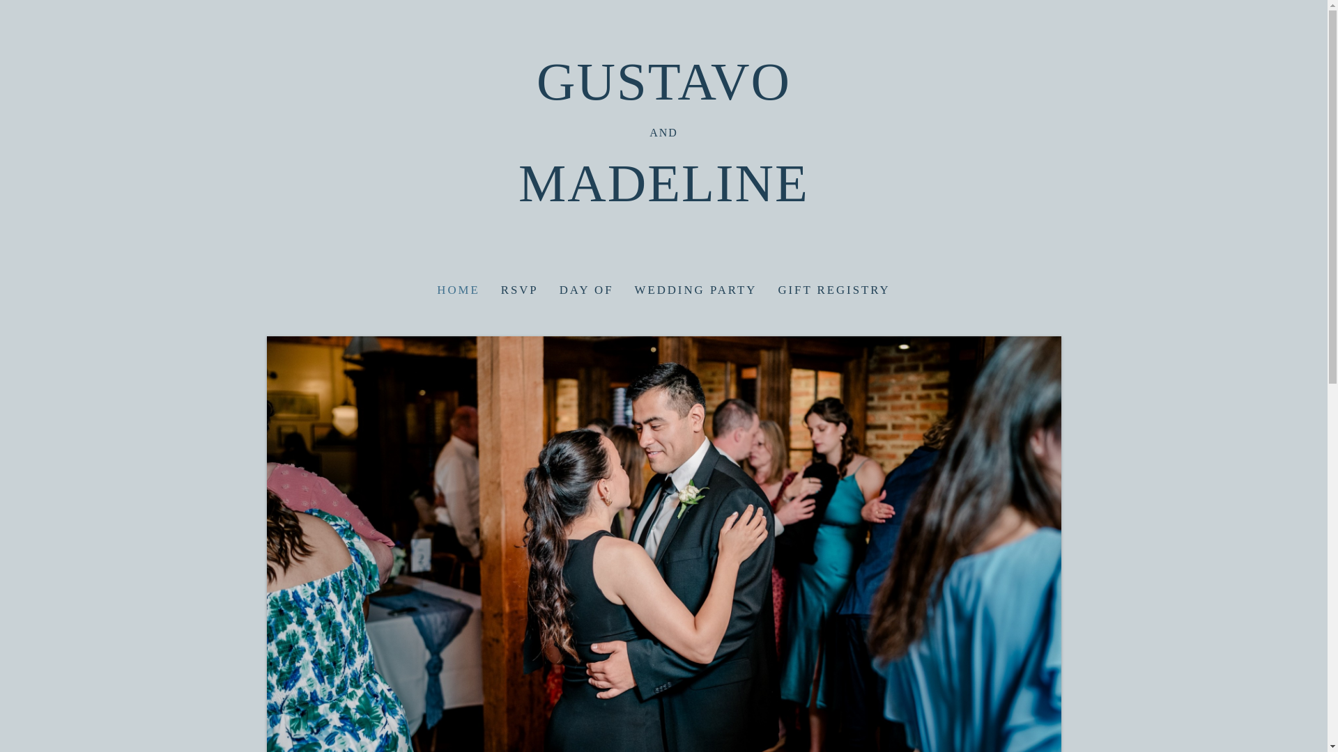 website screenshot of https://gustavoandmadeline2026.com/
