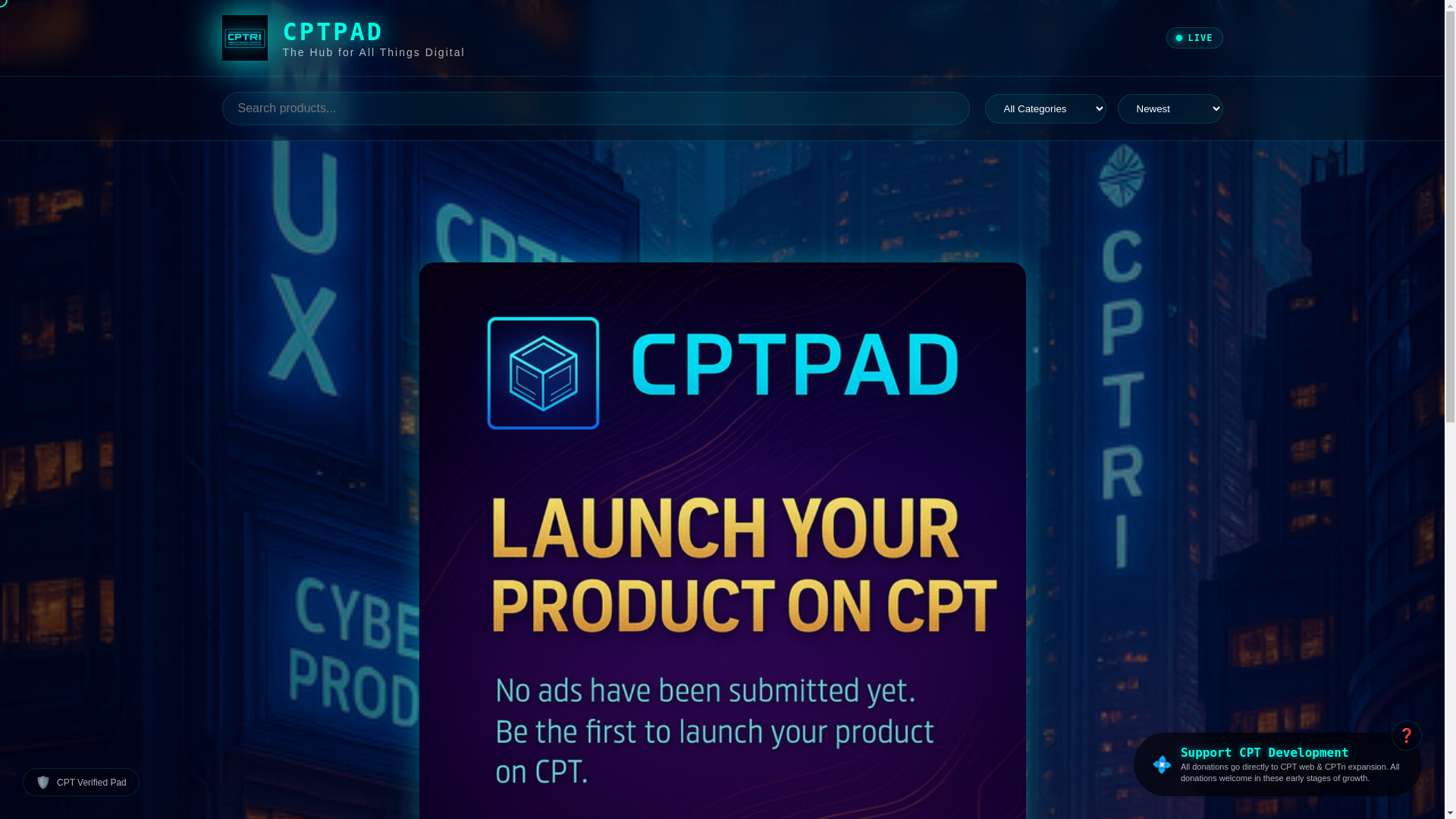 website screenshot of https://cptpadlive.pages.dev/