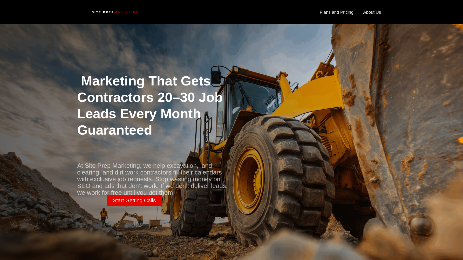 website screenshot of https://siteprepmarketing.com/