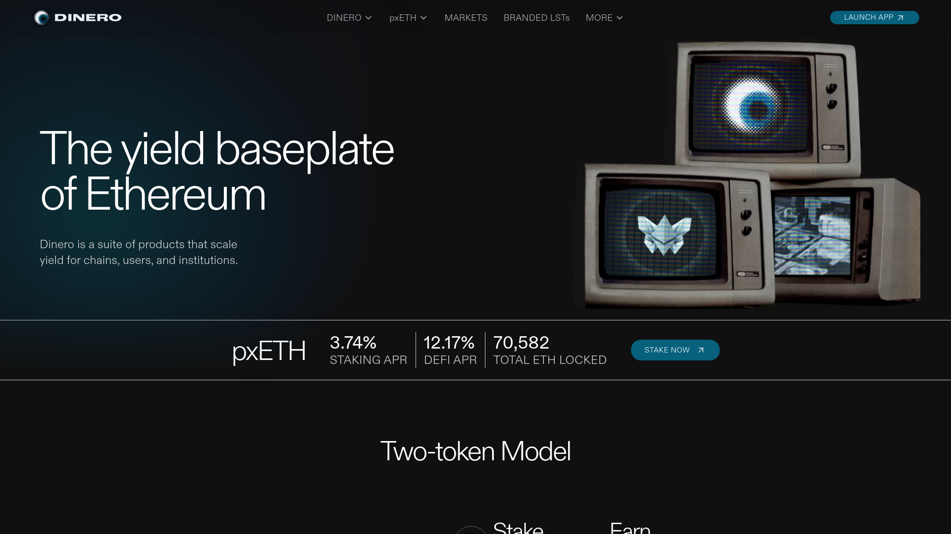 website screenshot of https://dinero-6rm.pages.dev
