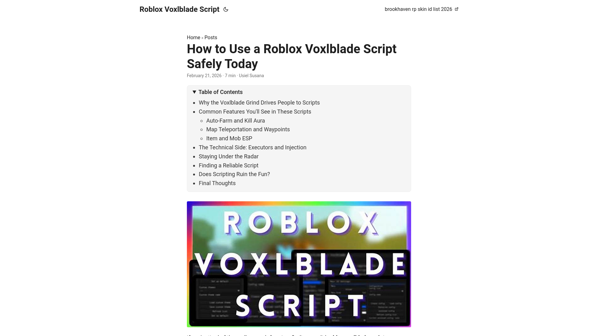 website screenshot of https://roblox-voxlblade-script.pages.dev/
