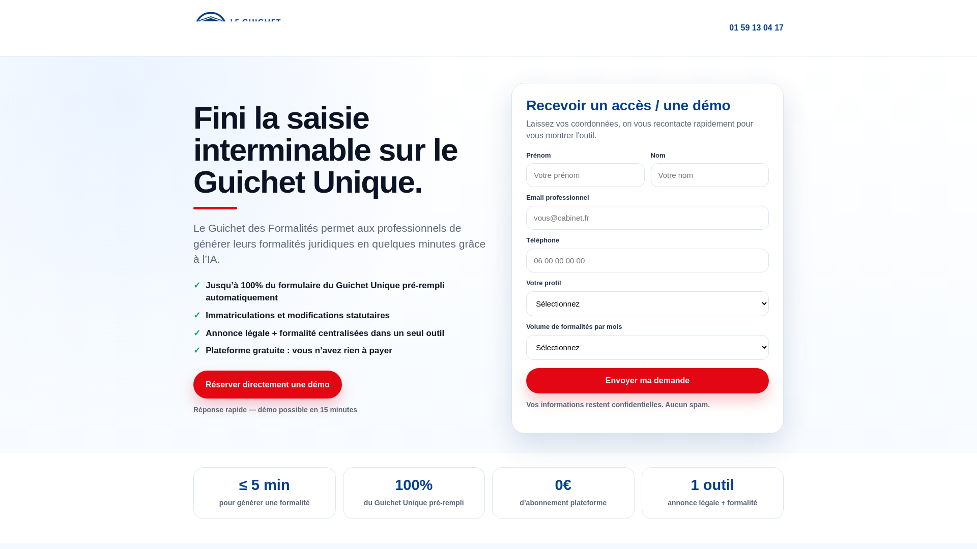 website screenshot of https://annonces-legales.services/