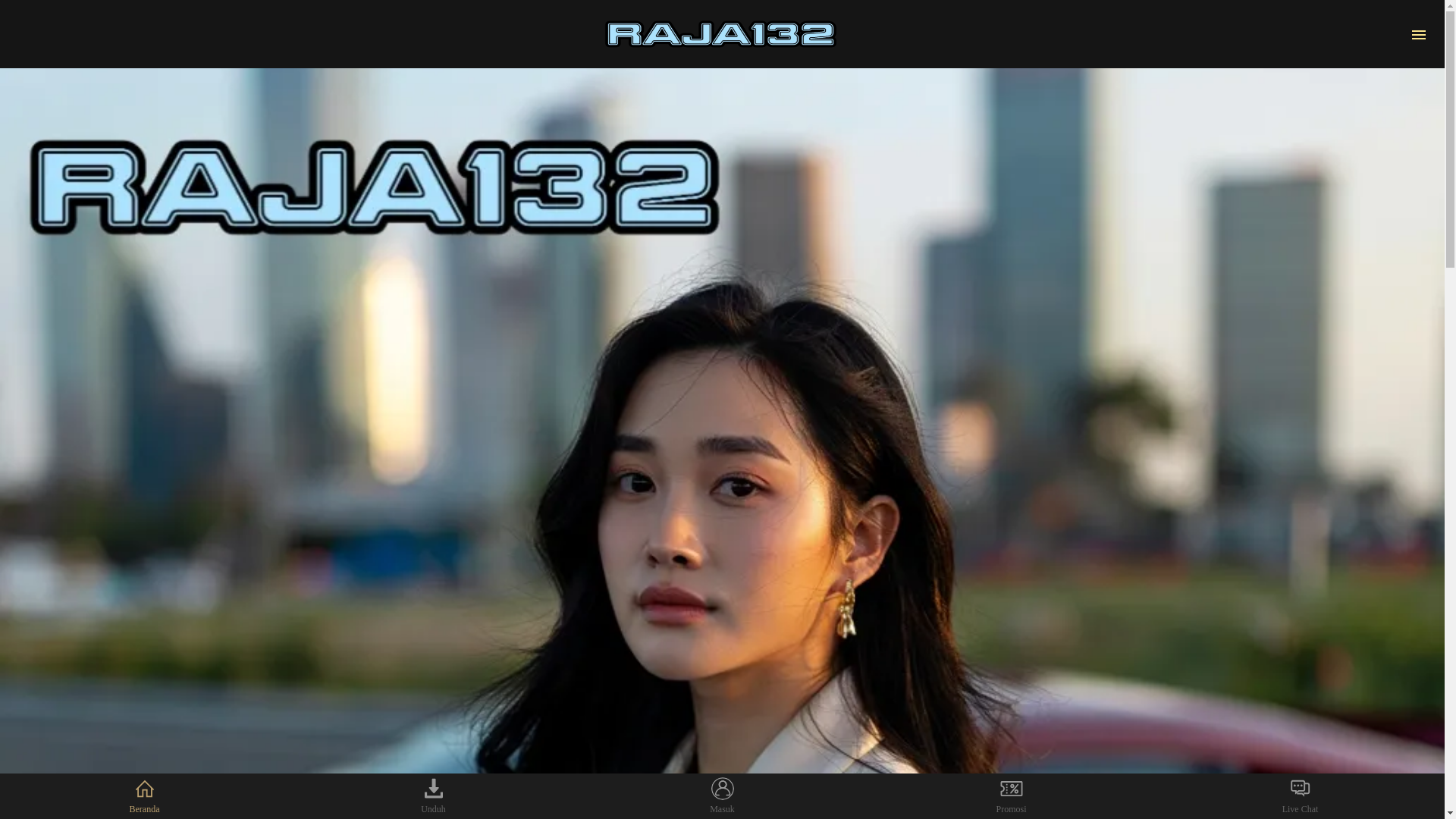 website screenshot of https://raja132link.pages.dev/