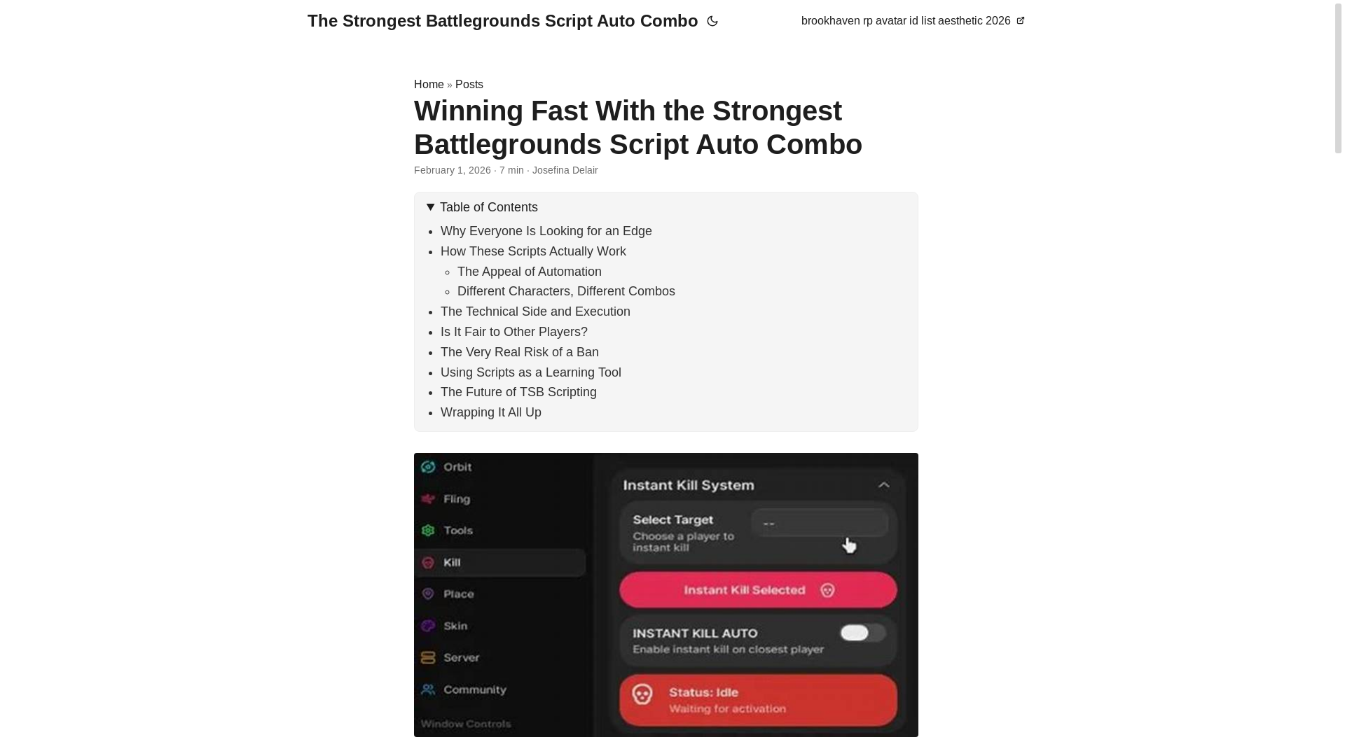 website screenshot of https://the-strongest-battlegrounds-script-auto-combo.pages.dev/