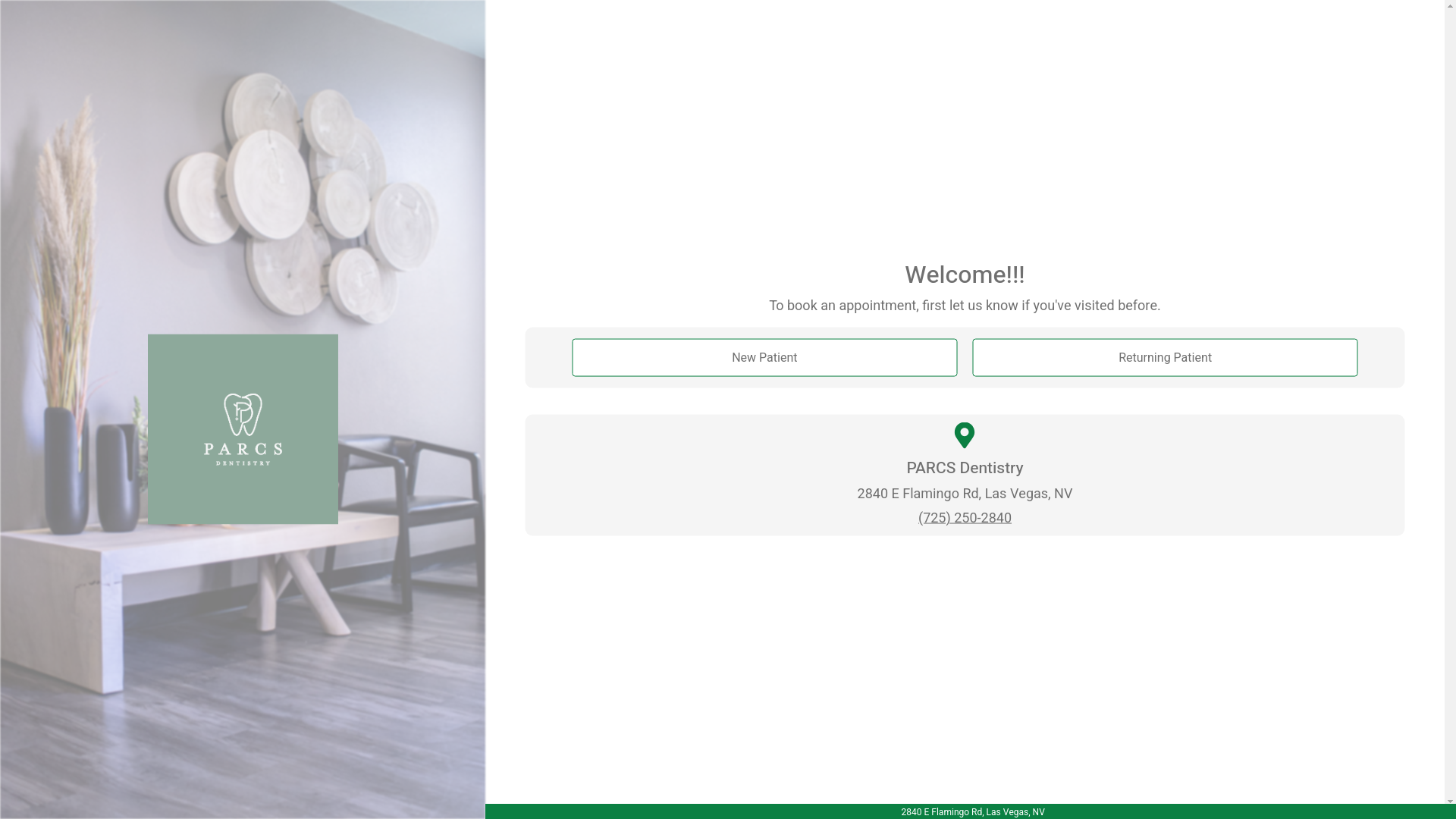 website screenshot of https://bookparcs.org/