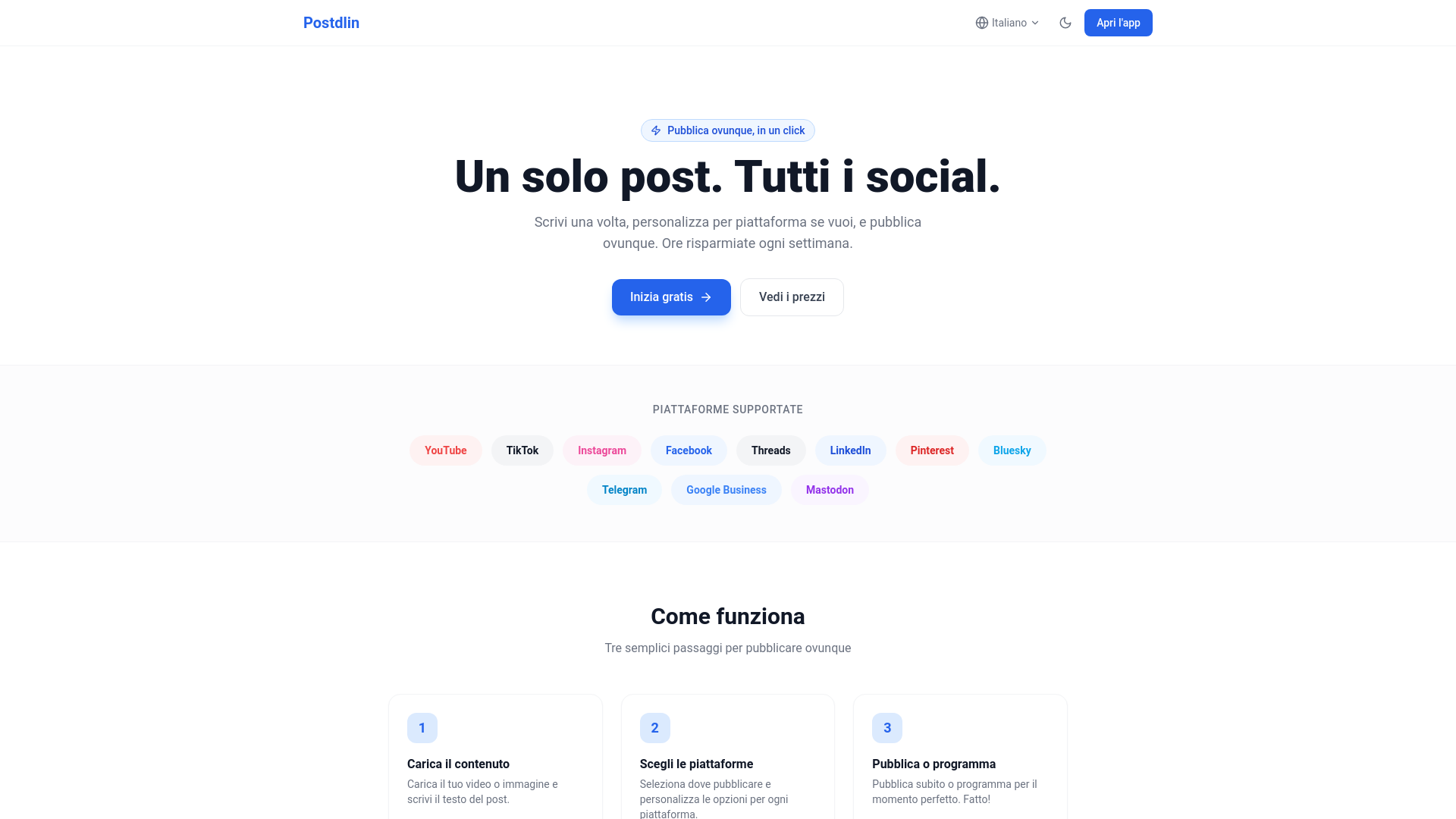 website screenshot of https://postdlin.pages.dev/
