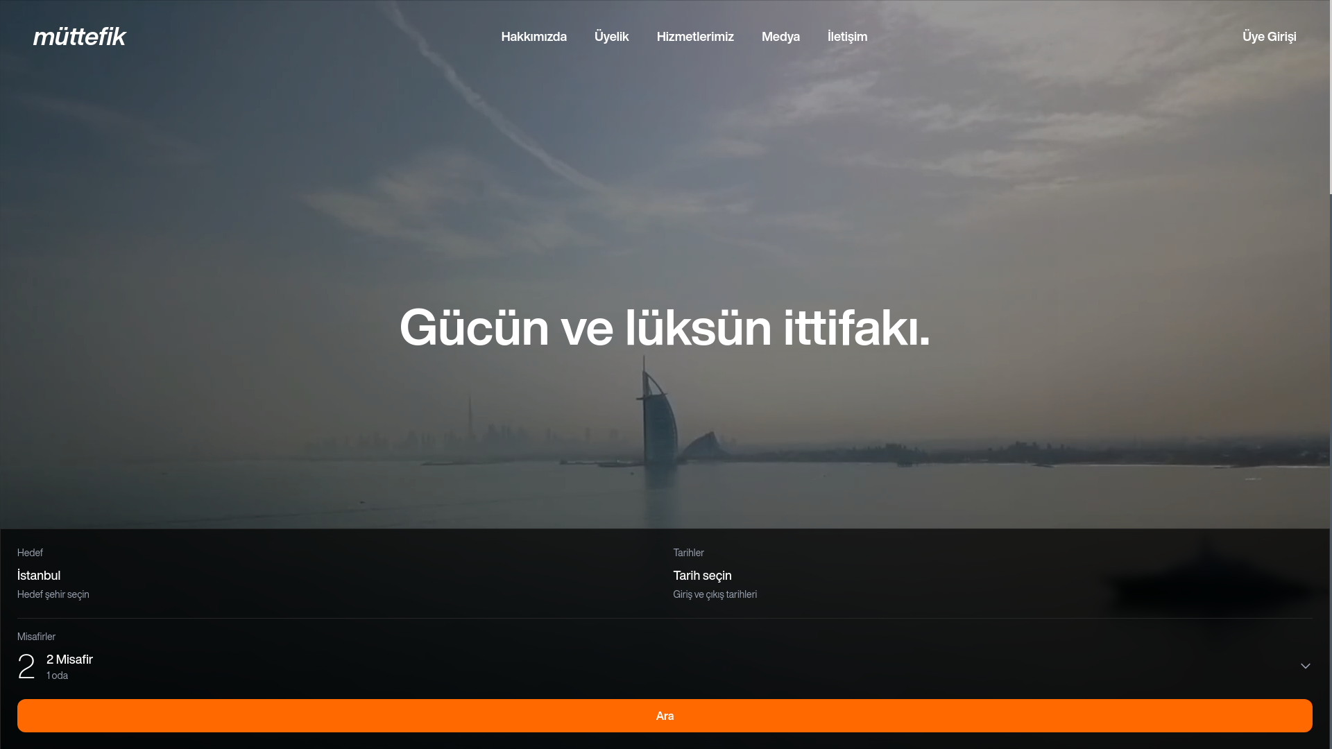 website screenshot of https://muttefik-agency.pages.dev/