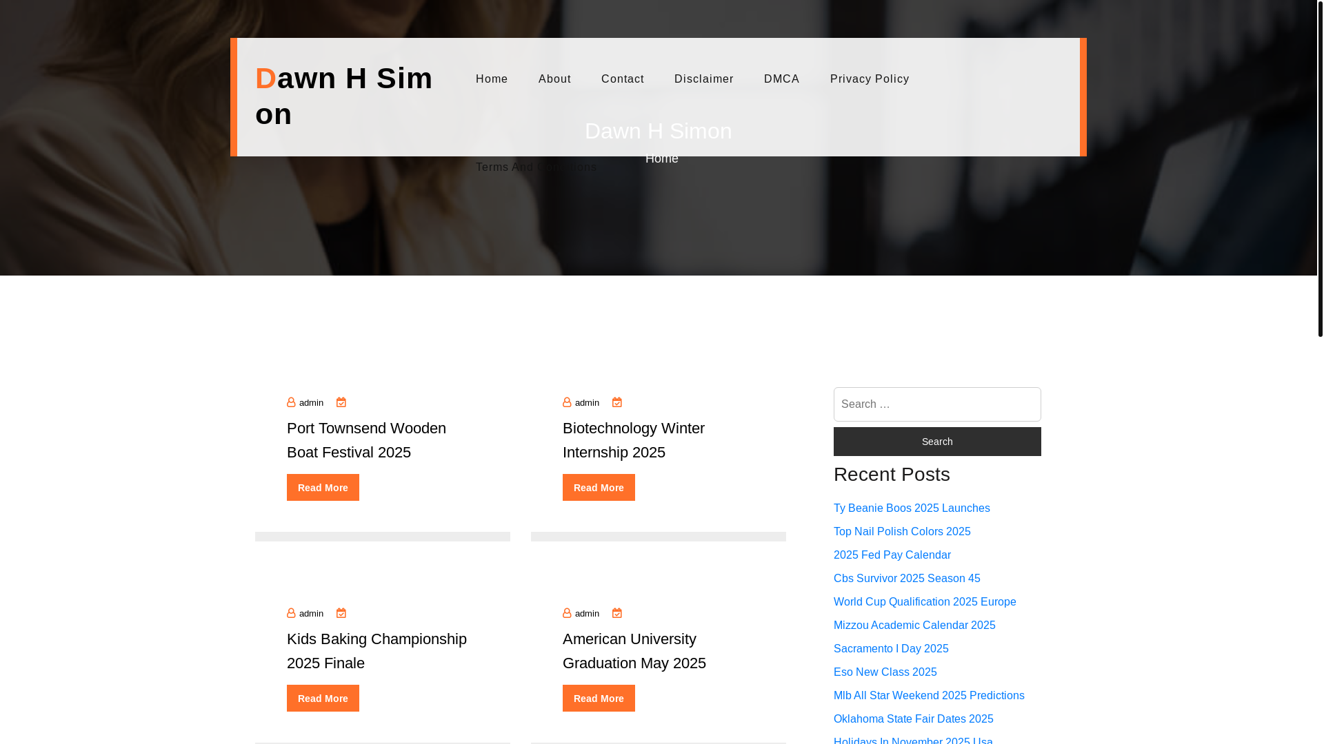 website screenshot of https://dawnhsimond.pages.dev/