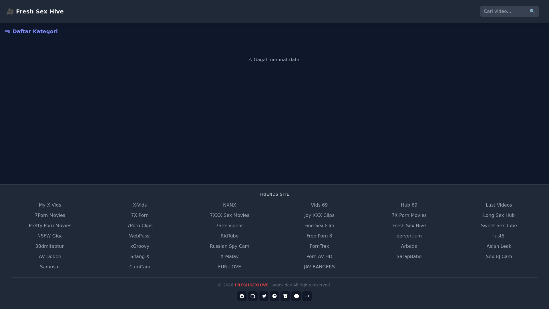 website screenshot of https://freshsexhive.pages.dev/