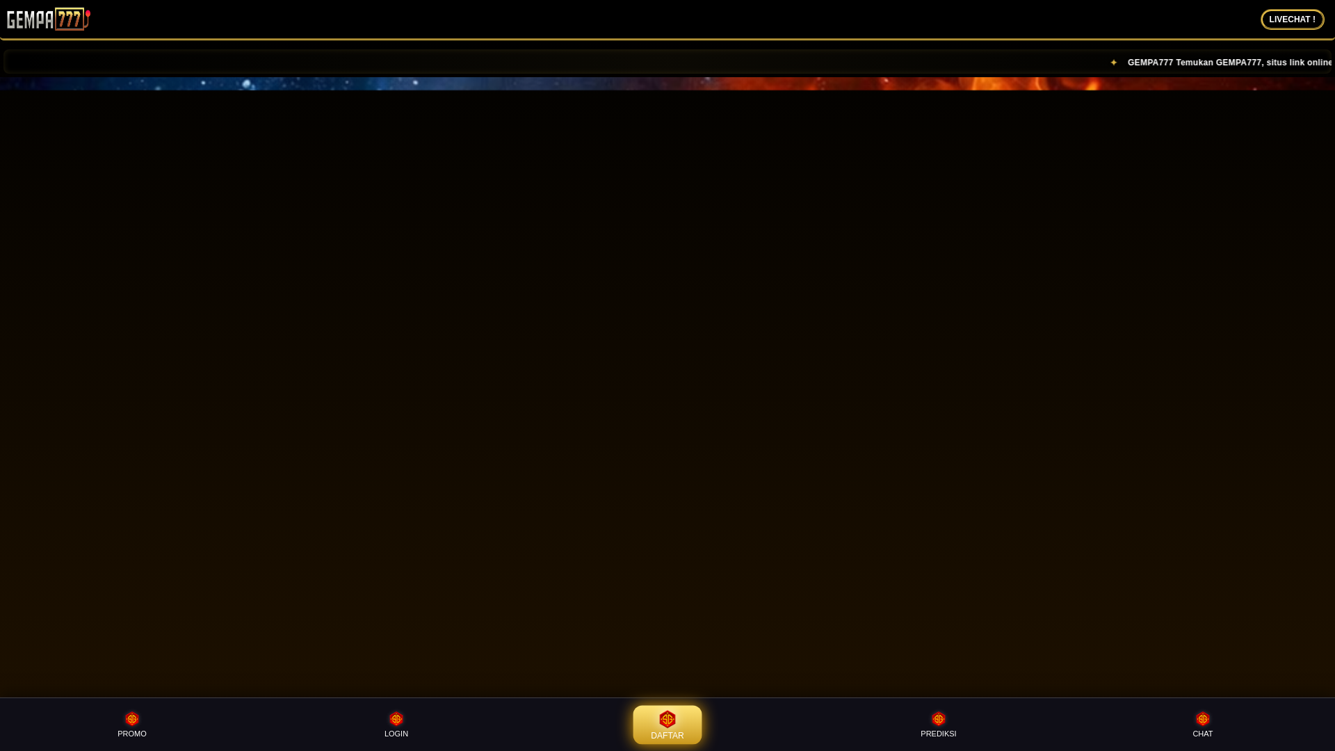 website screenshot of https://gempa777-site3.pages.dev/