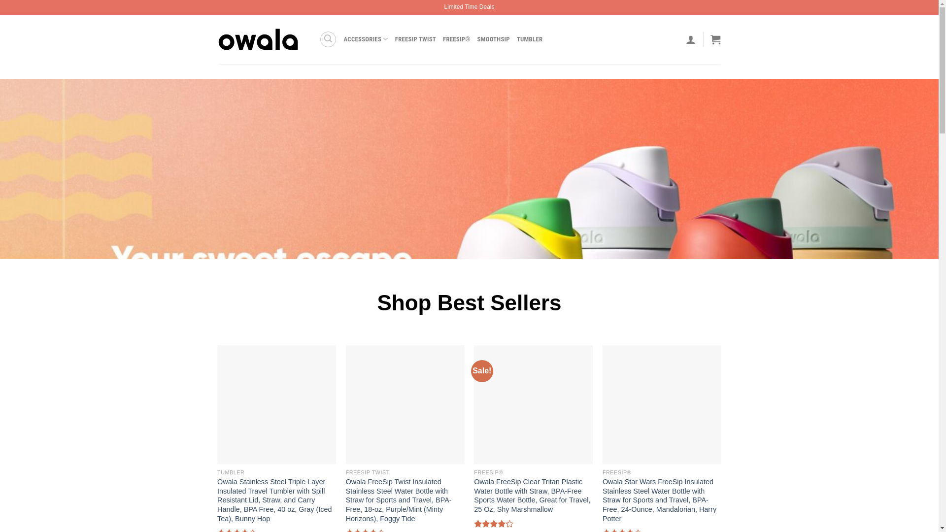 website screenshot of https://owalalifeshop.com/