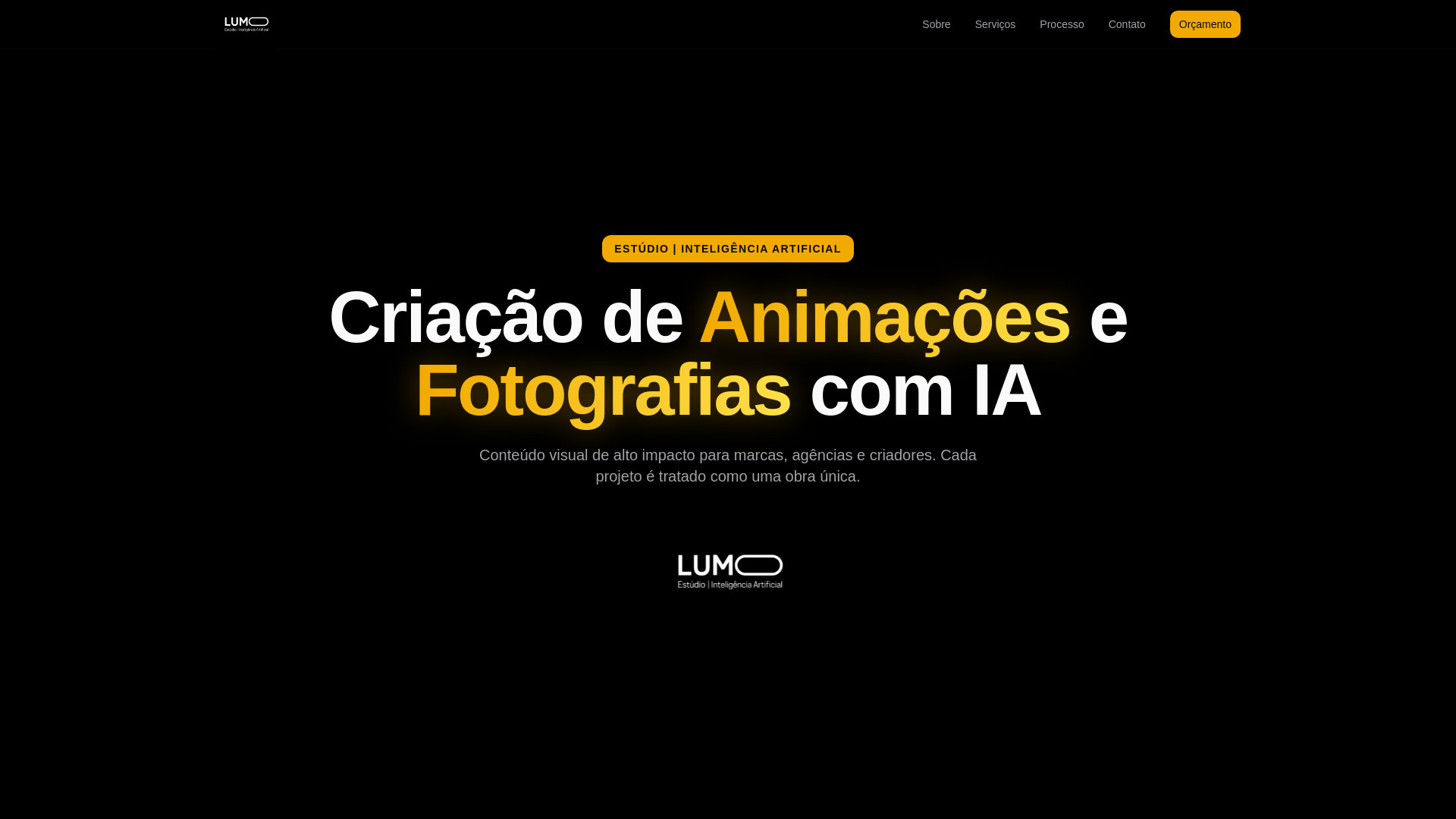 website screenshot of https://lumoestudio.com.br/