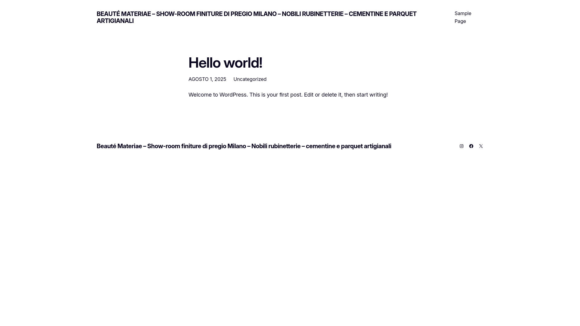 website screenshot of https://beautemateriae.com/